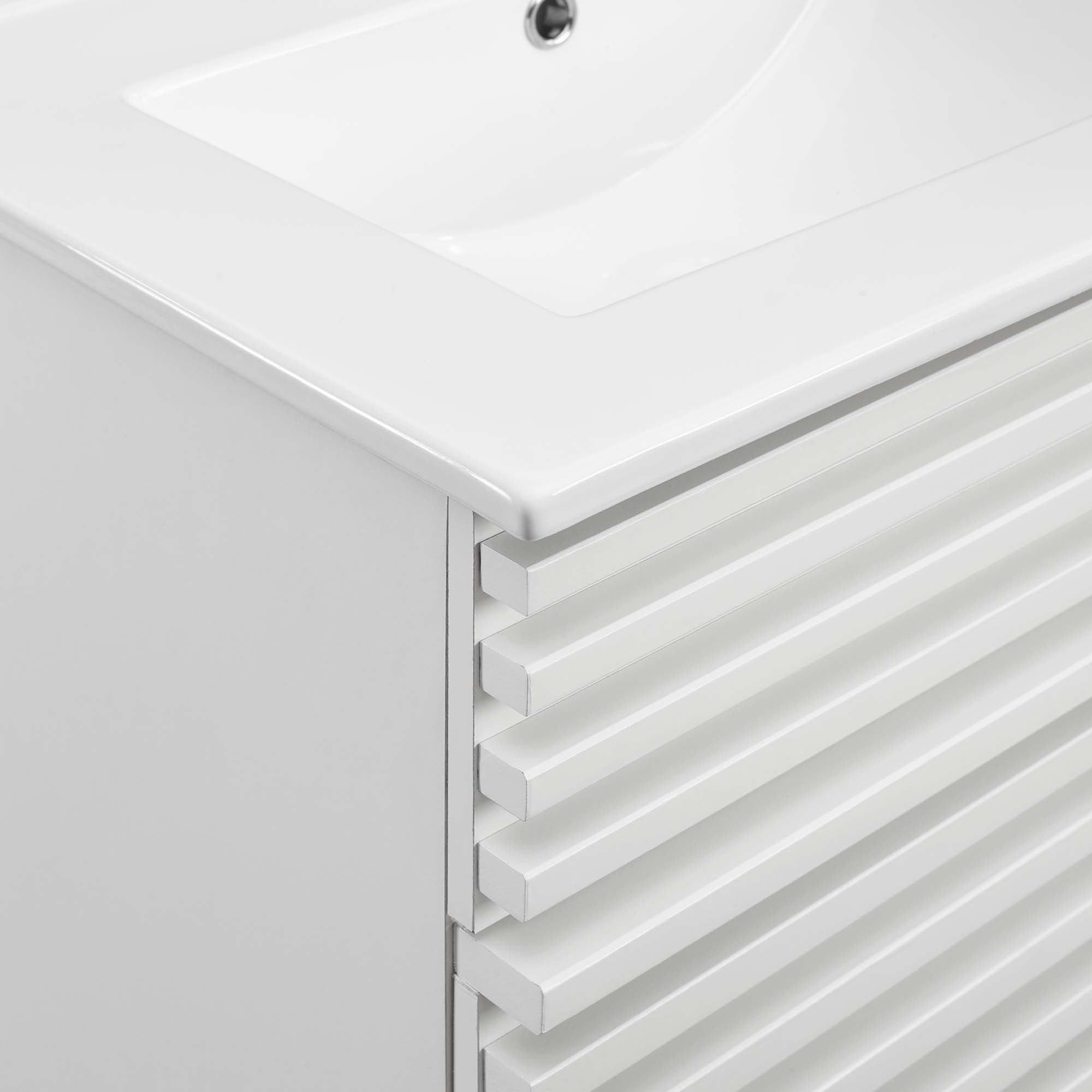 Render 24" Bathroom Vanity, White White