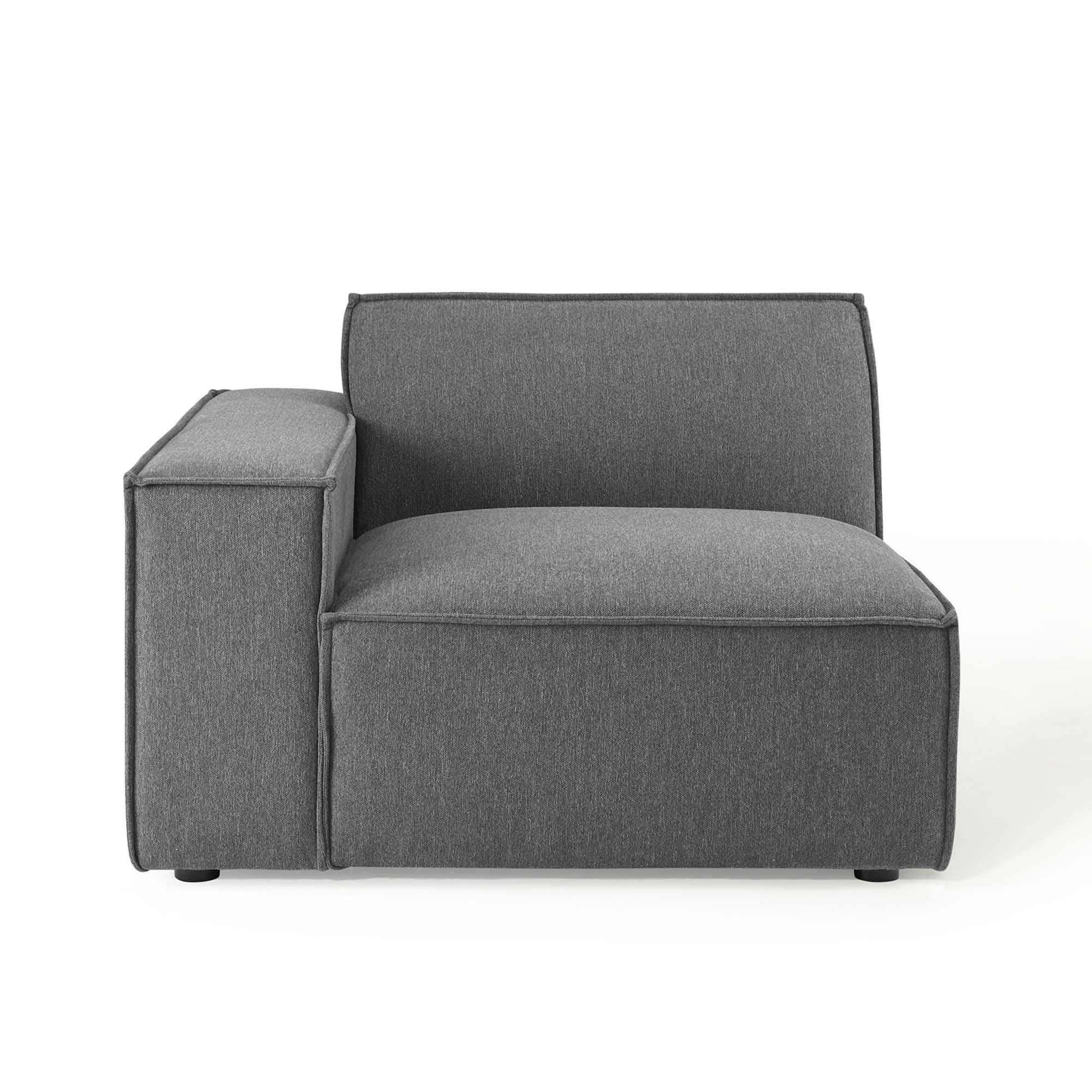 Restore 2-Piece Sectional Sofa, Charcoal