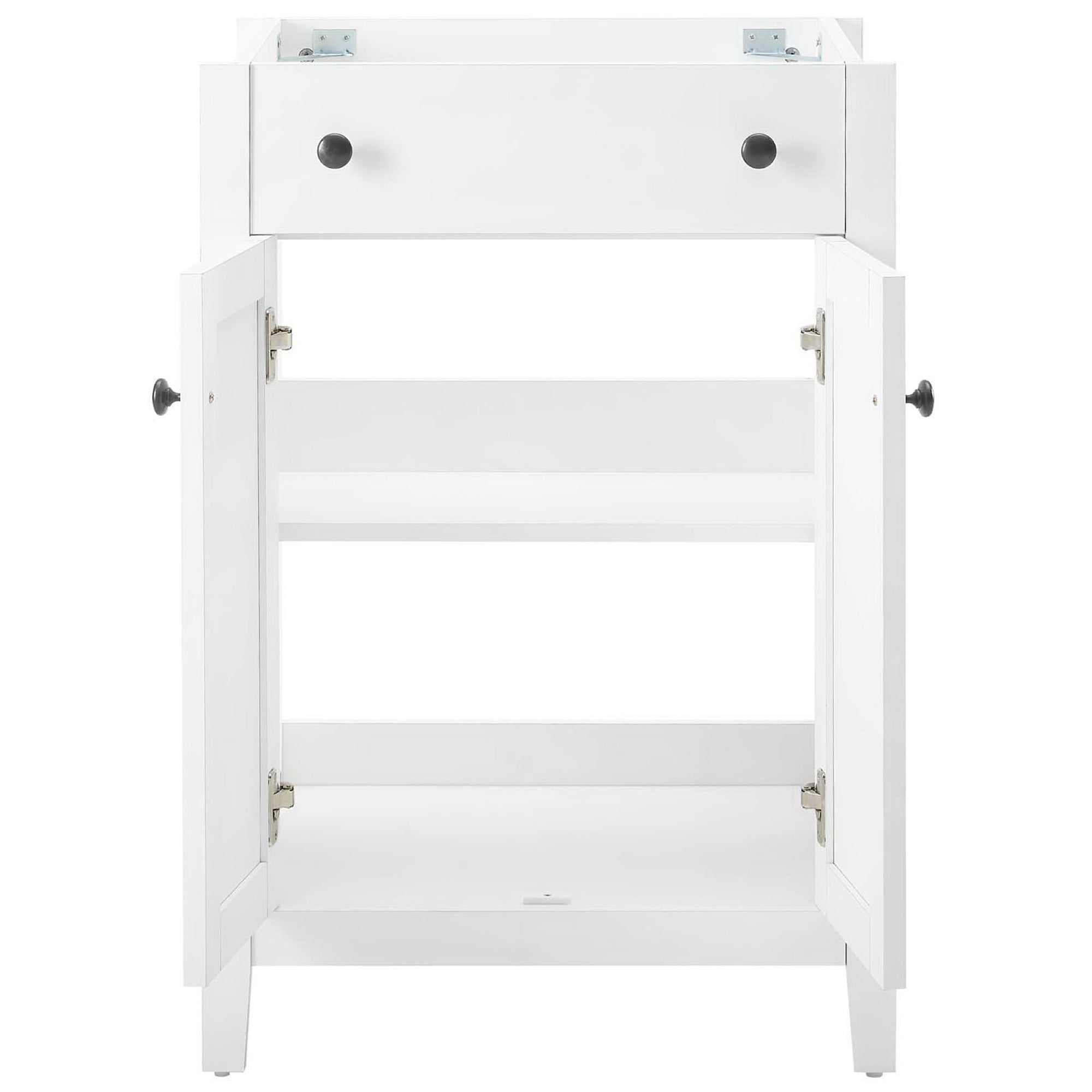 Nantucket 24" Bathroom Vanity Cabinet (Sink Basin Not Included), White