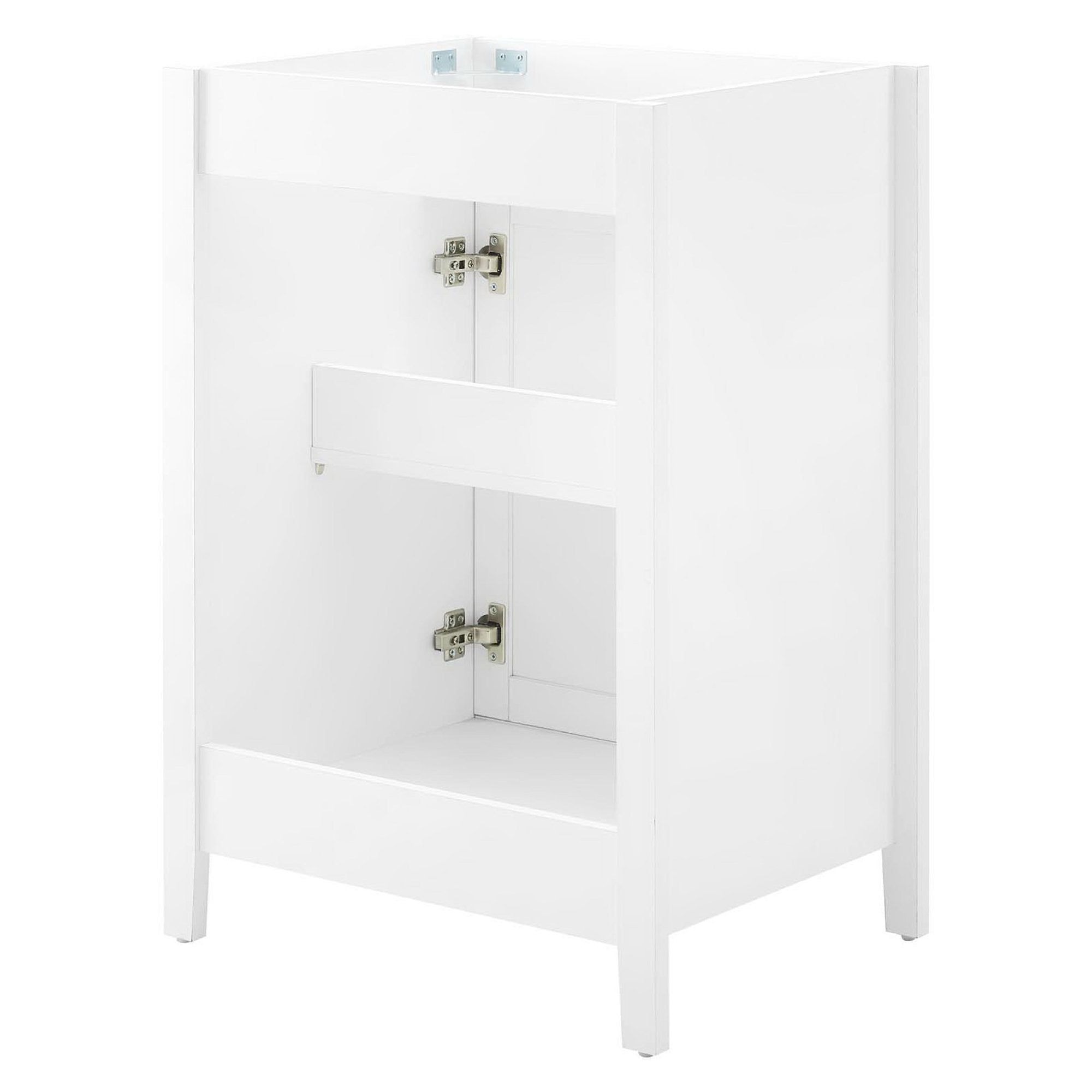 Nantucket 24" Bathroom Vanity Cabinet (Sink Basin Not Included), White
