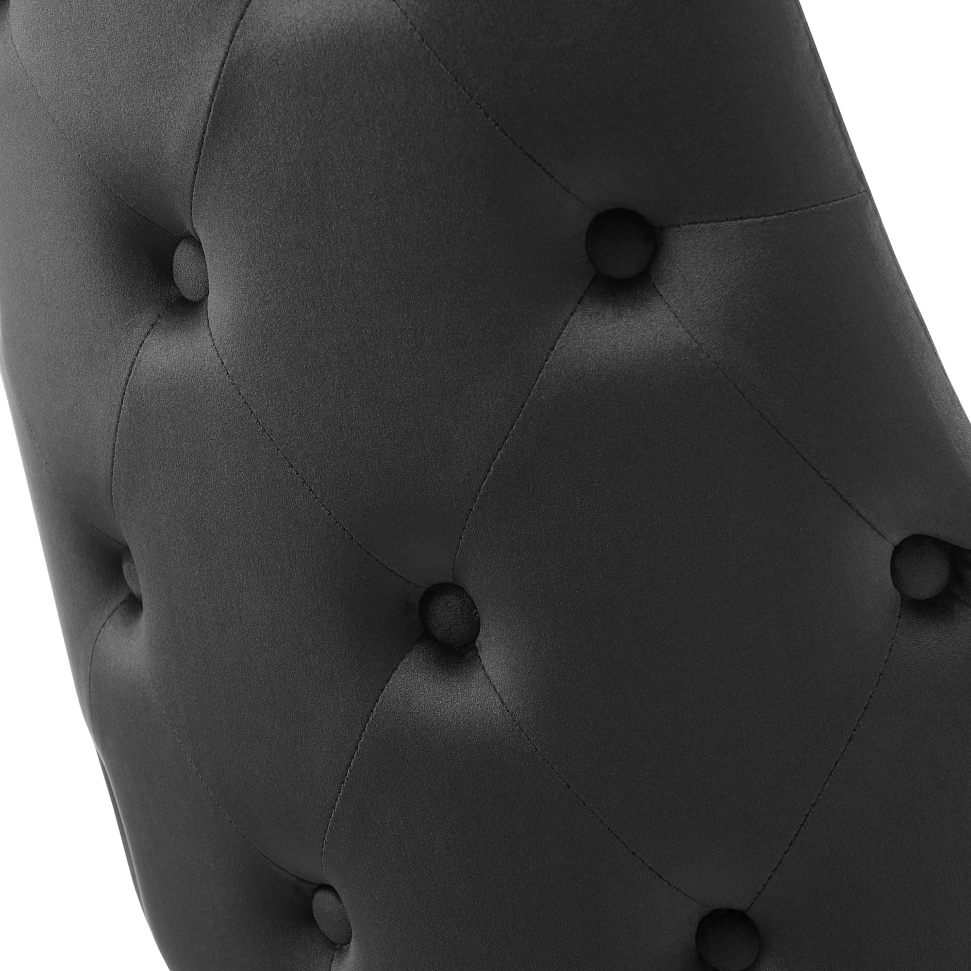 Adorn Tufted Performance Velvet Dining Side Chair, Black