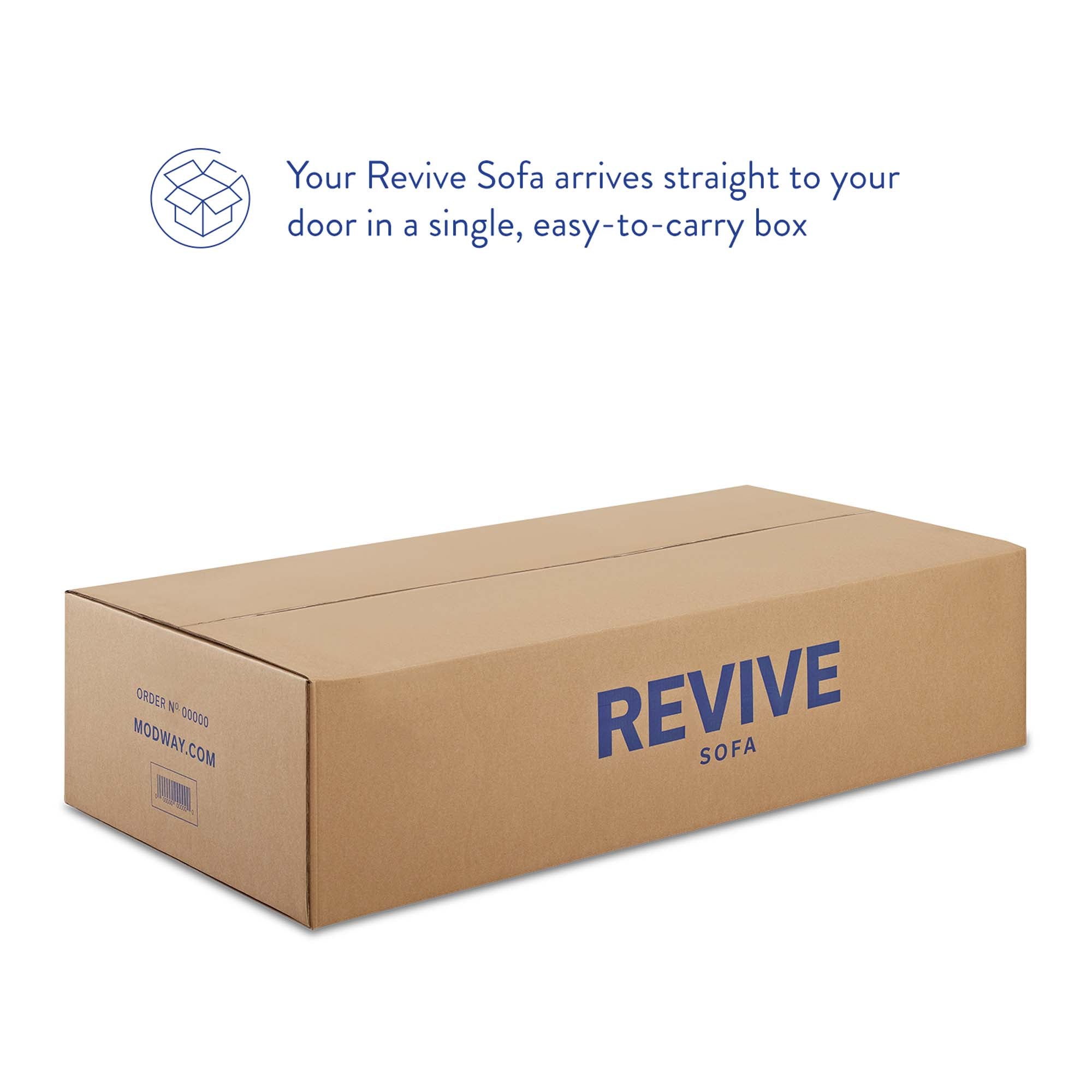 Revive Performance Velvet Sofa, White