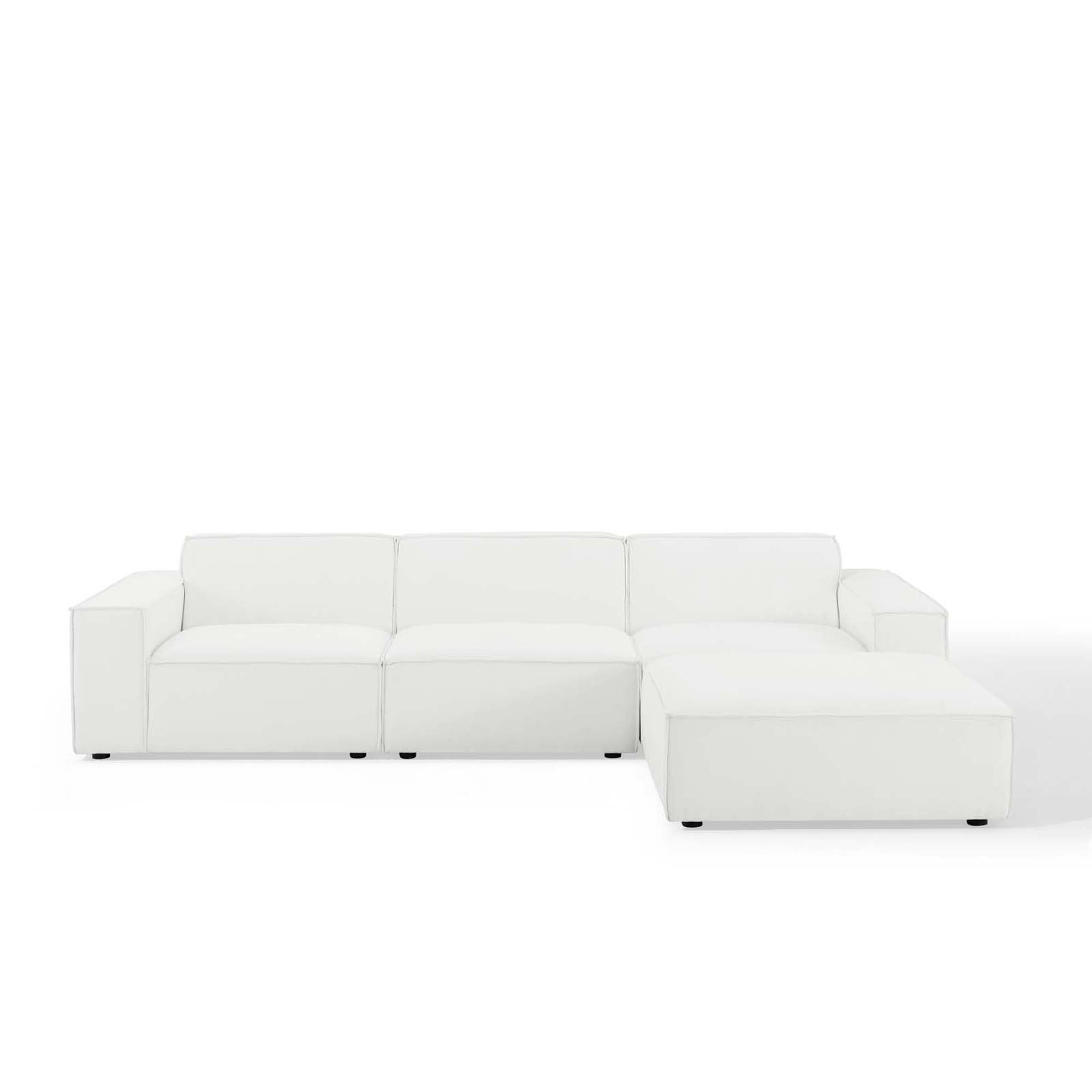 Restore 4-Piece Sectional Sofa, White