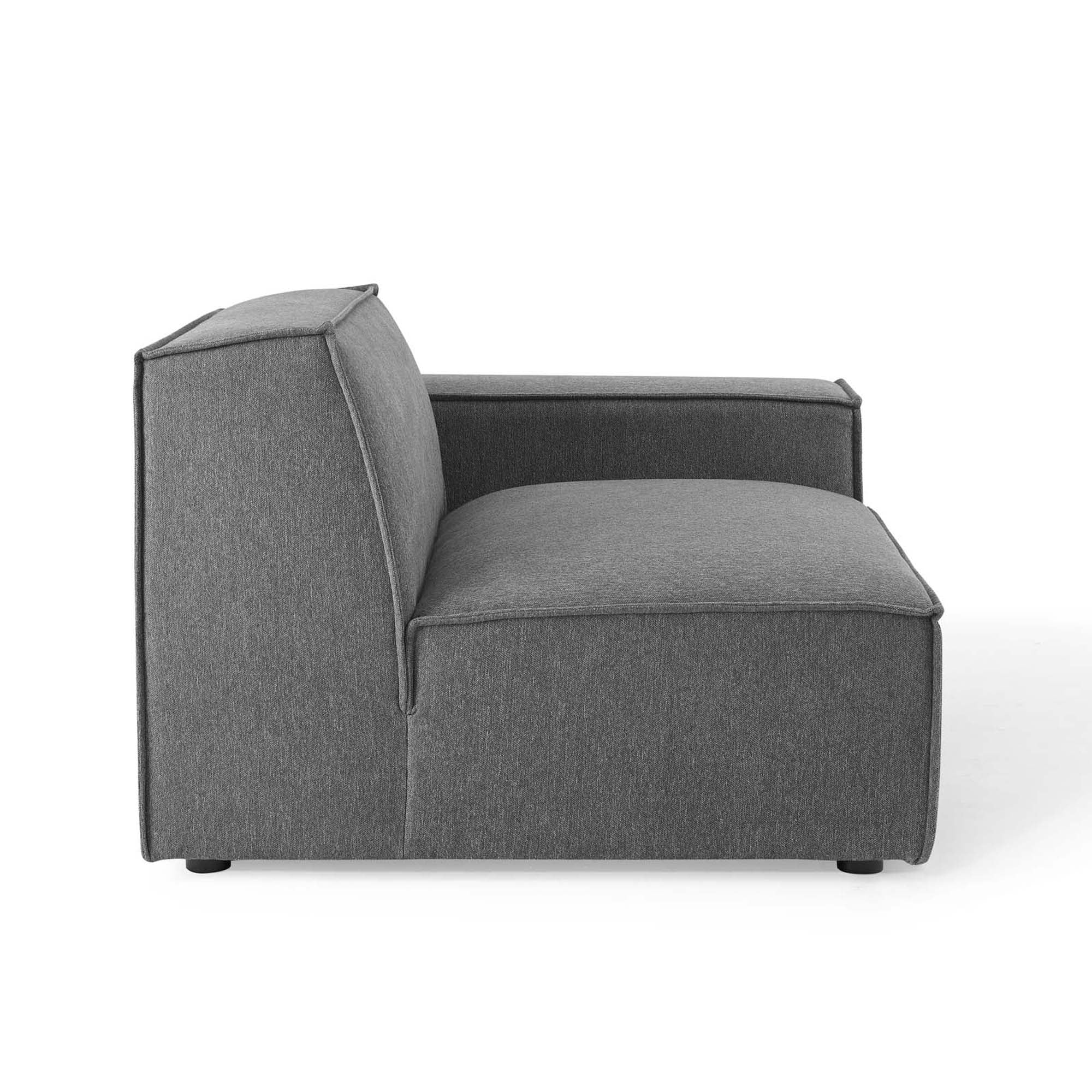 Restore 4-Piece Sectional Sofa, Charcoal