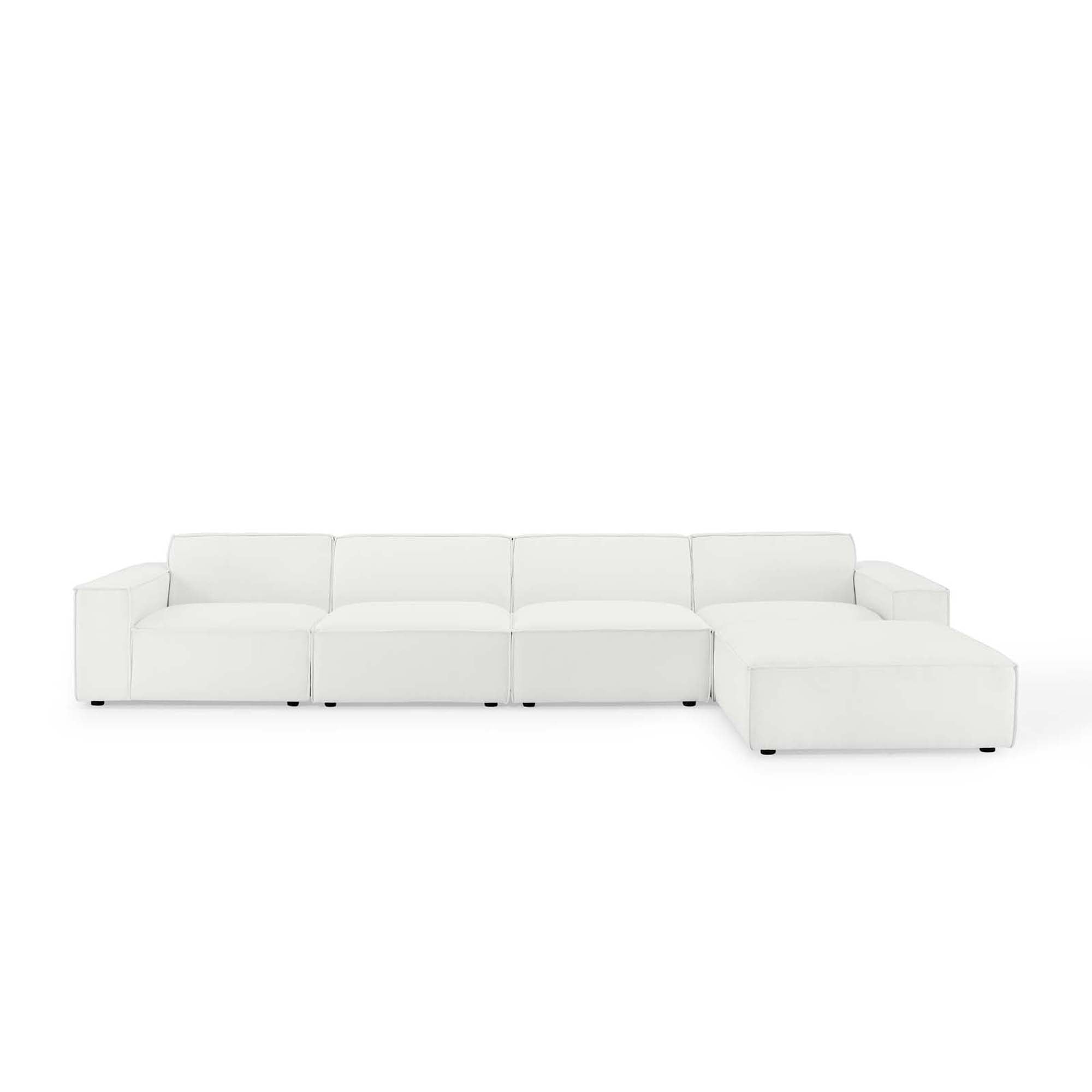 Restore 5-Piece Sectional Sofa, White