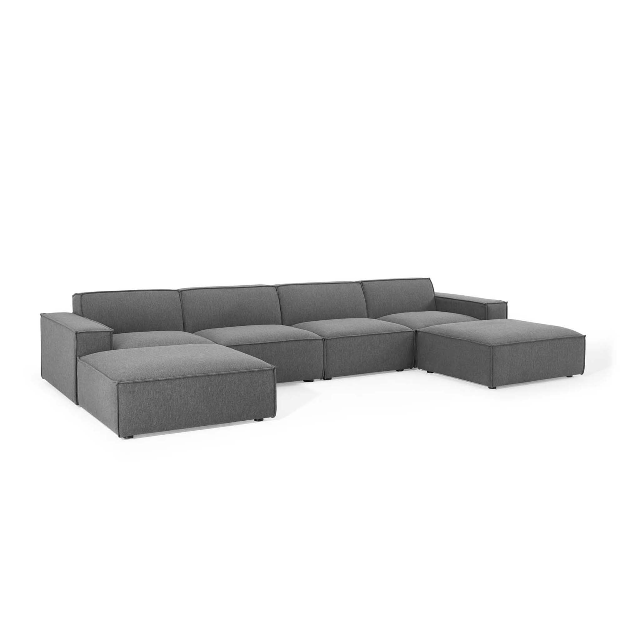 Restore 6-Piece Sectional Sofa, Charcoal