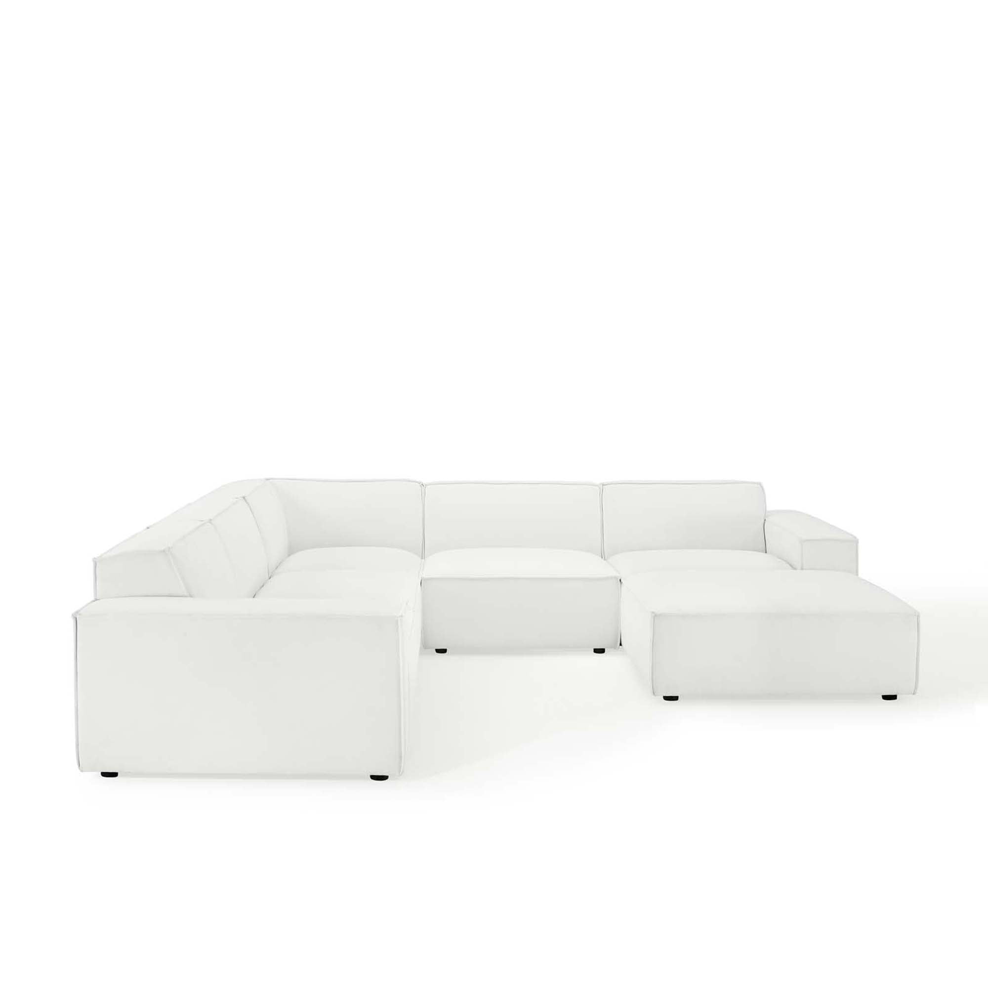 Restore 6-Piece Sectional Sofa, White