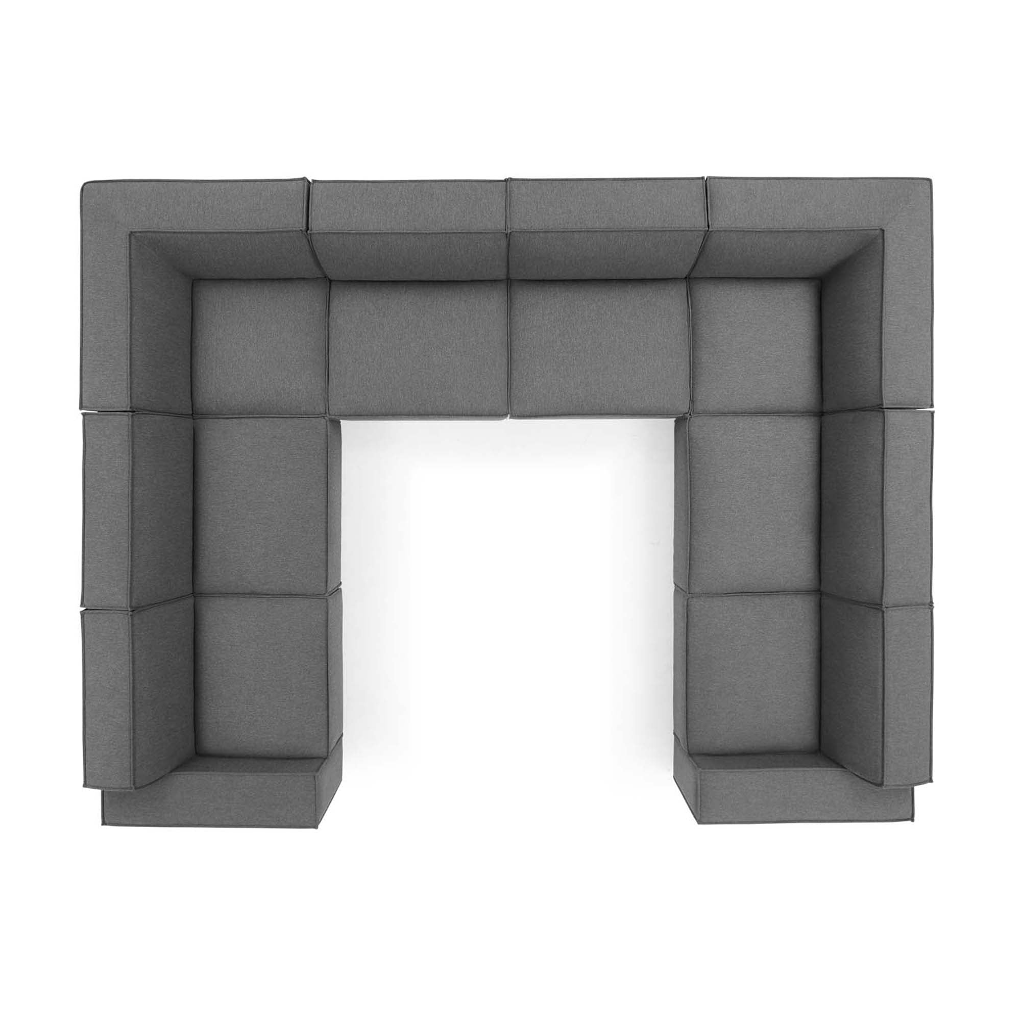 Restore 8-Piece Sectional Sofa, Charcoal