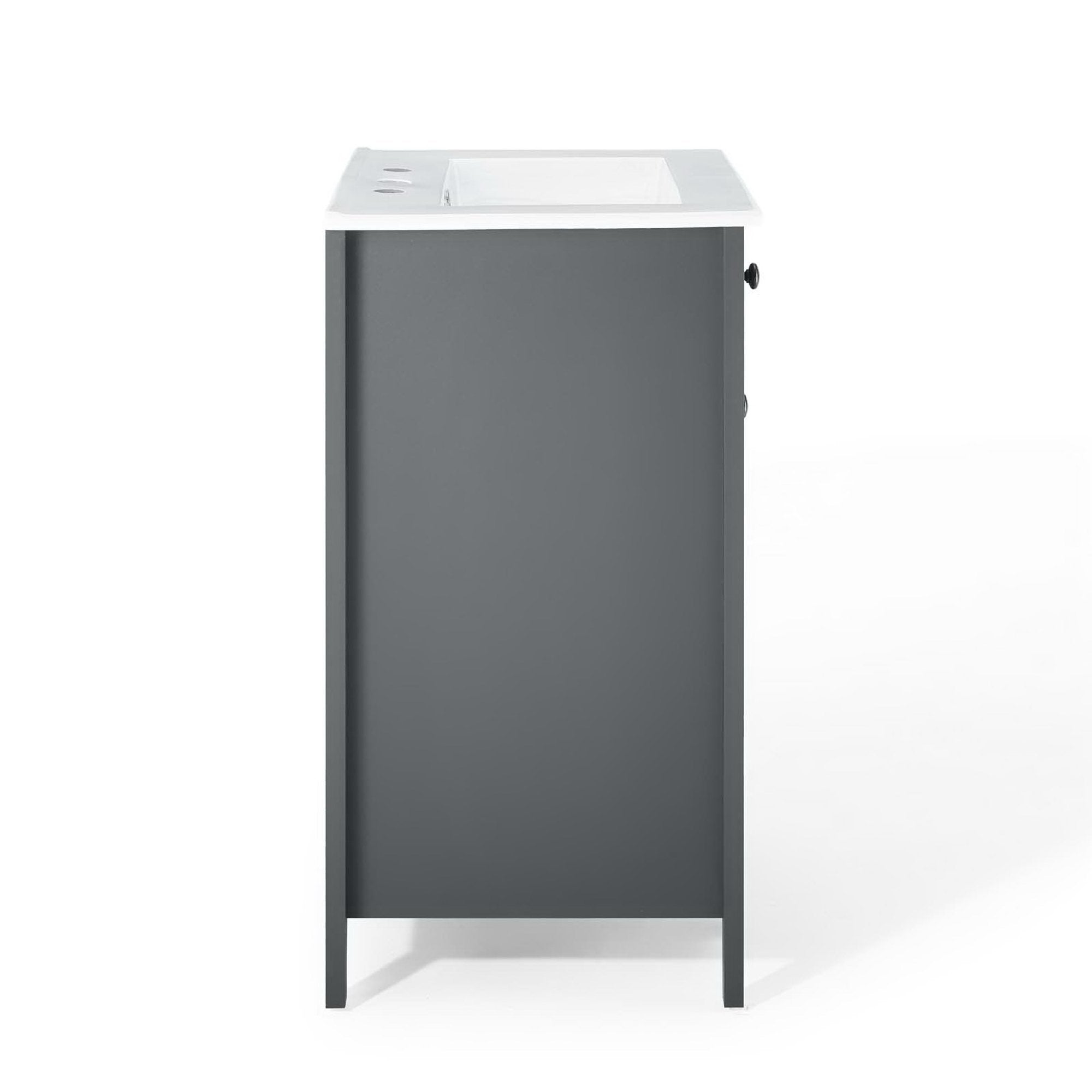 Nantucket 24" Bathroom Vanity, Gray White