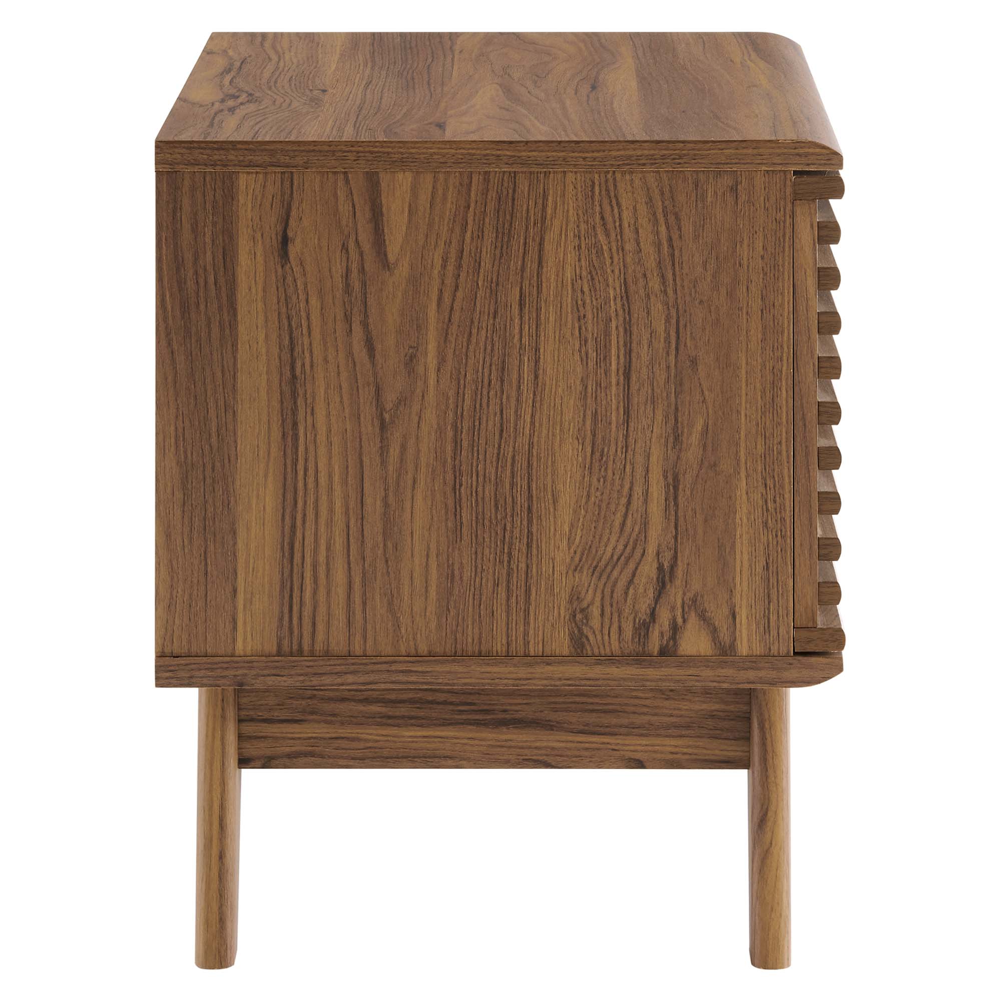 Render Vinyl Record Display Stand, Walnut