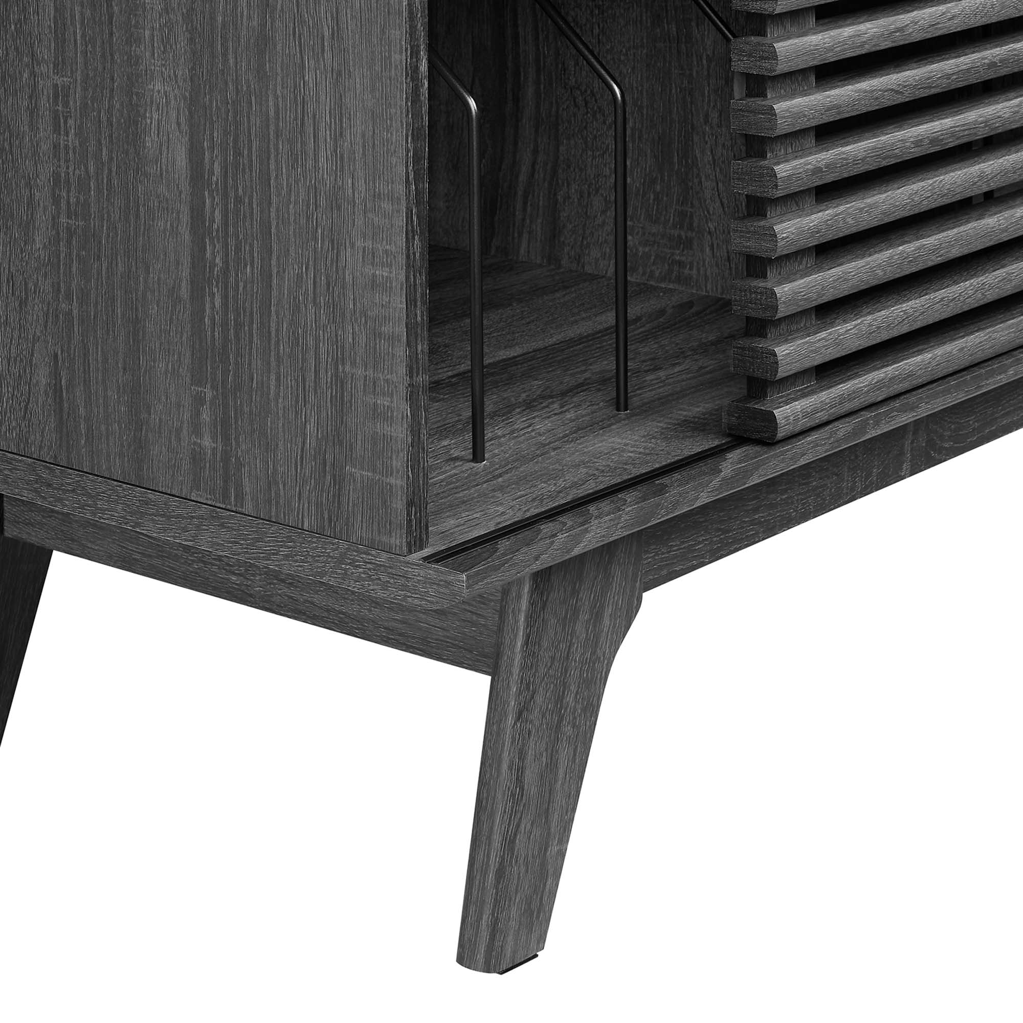 Render Vinyl Record Display Stand, Charcoal