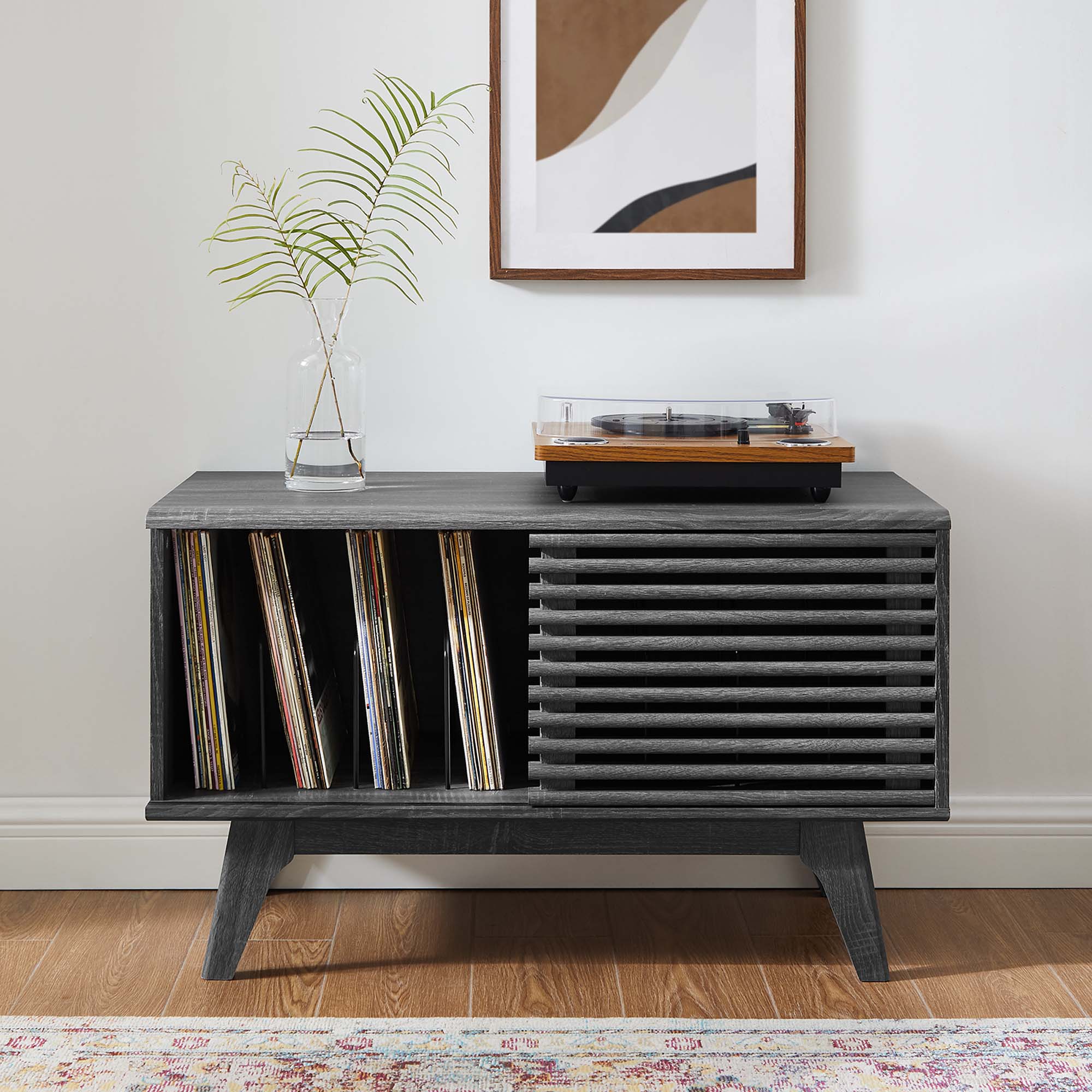 Render Vinyl Record Display Stand, Charcoal