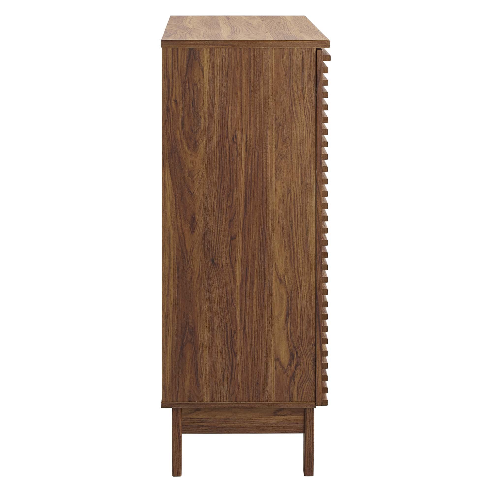 Render Bar Cabinet, Walnut