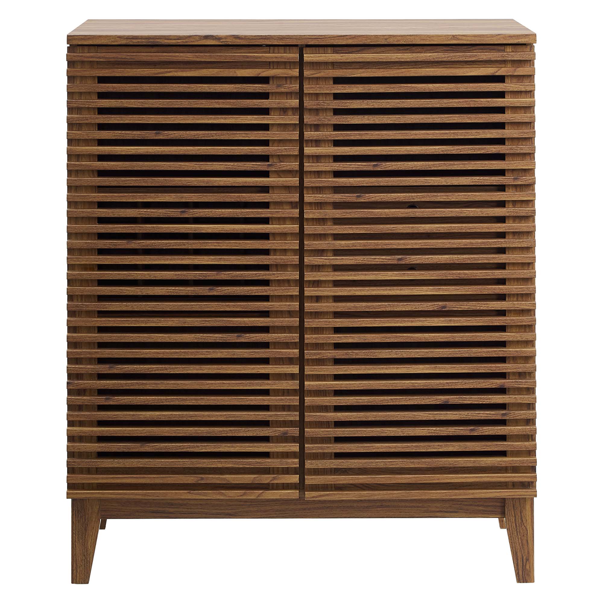 Render Bar Cabinet, Walnut