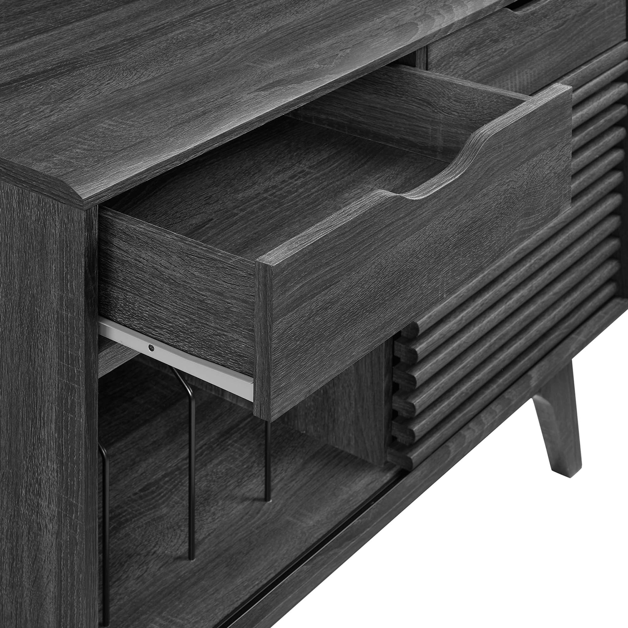 Render Vinyl Record Display Stand, Charcoal