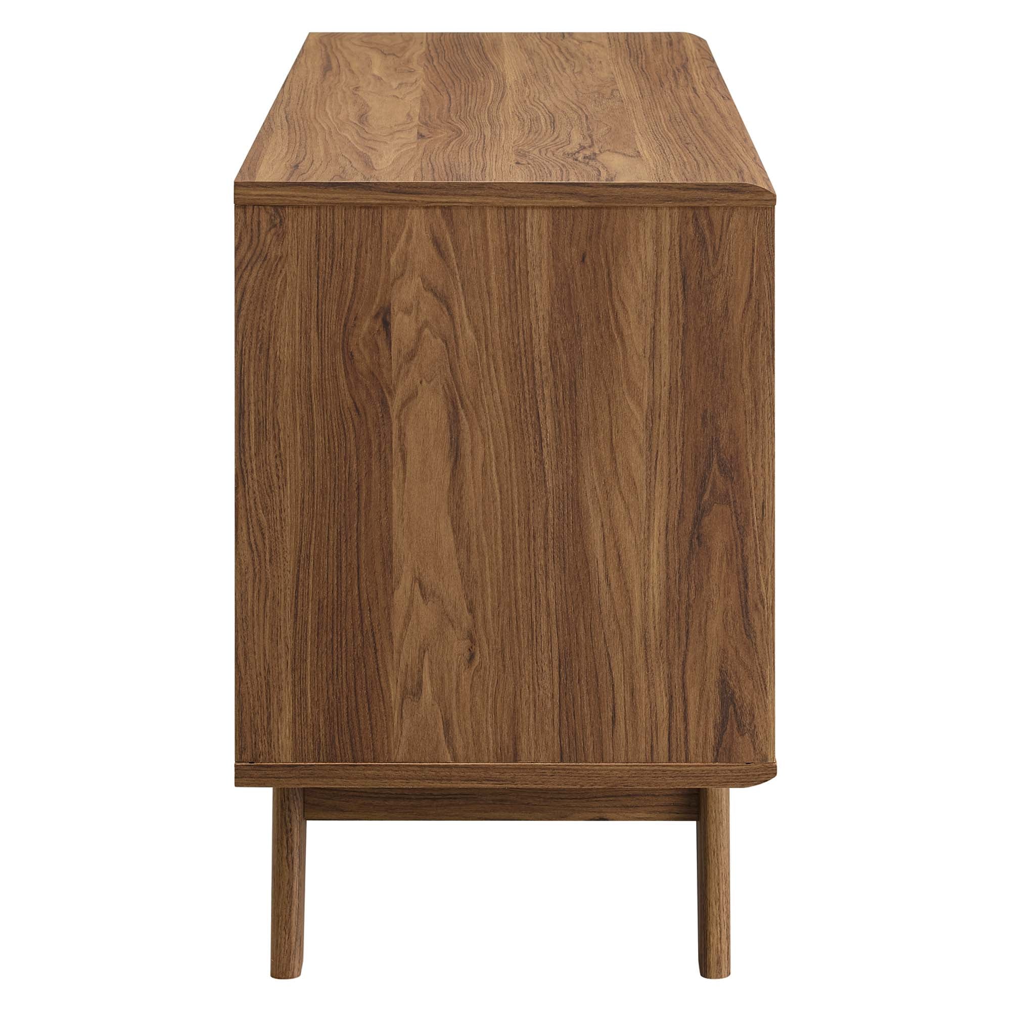 Render Vinyl Record Display Stand, Walnut