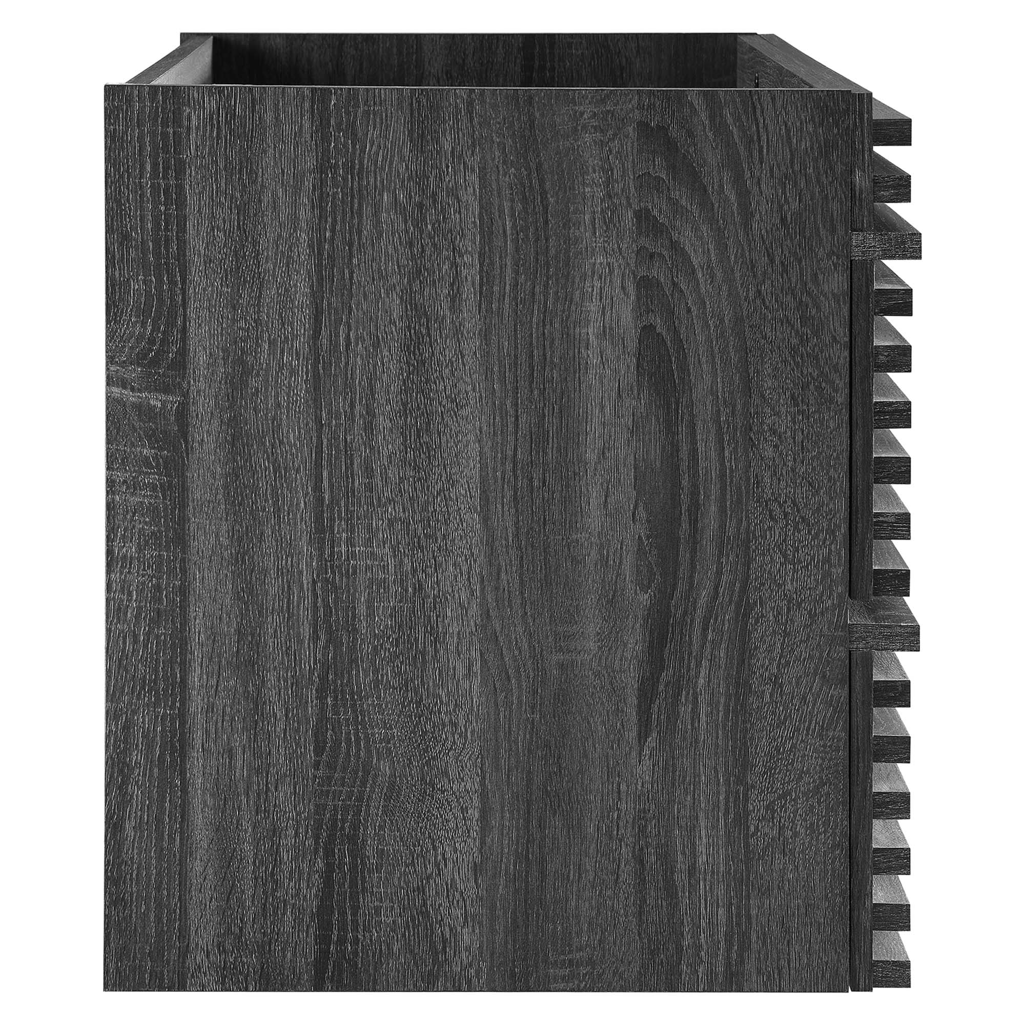 Render 36" Wall-Mount Bathroom Vanity Cabinet (Sink Basin Not Included), Charcoal