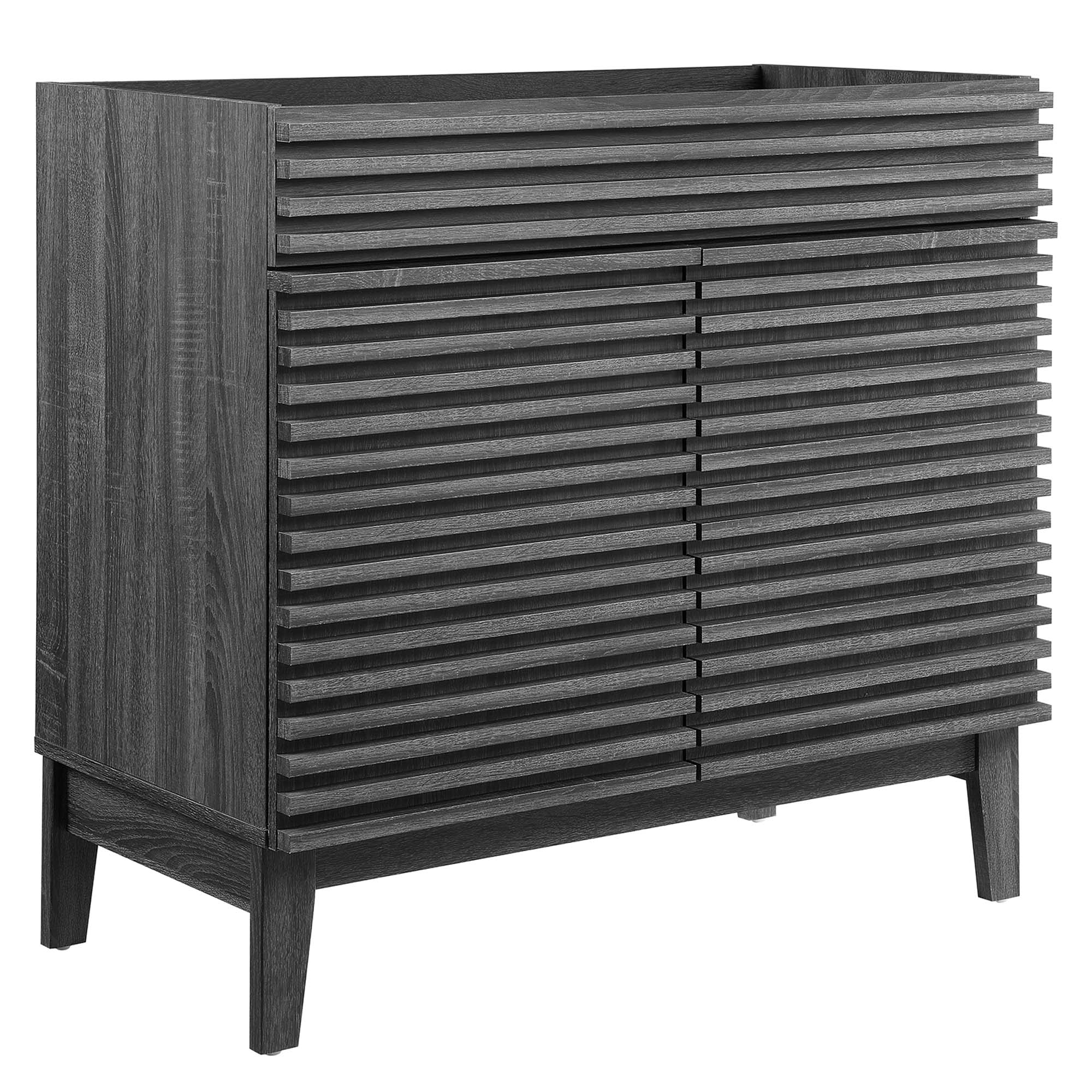 Render 36" Bathroom Vanity Cabinet, Charcoal