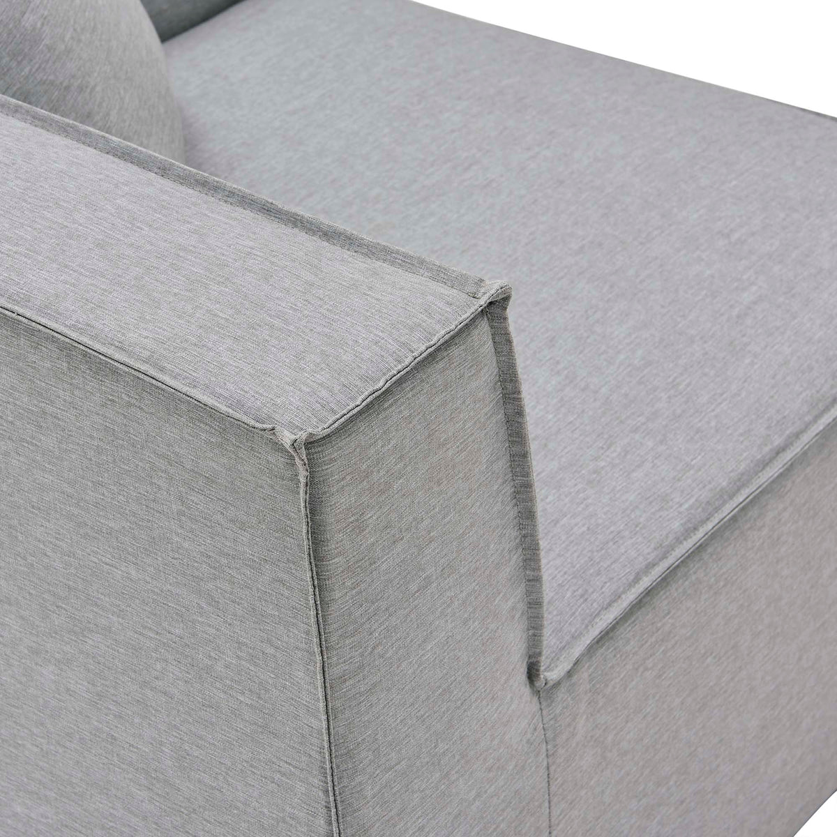 Saybrook 10-Piece Outdoor Patio Upholstered Sectional Sofa, Gray