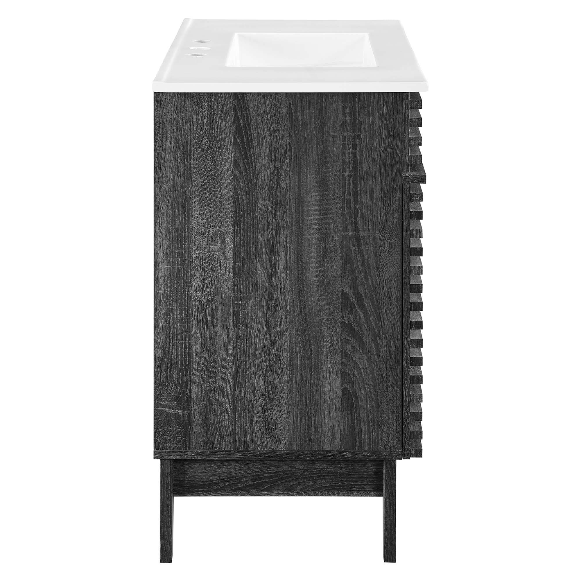 Render 36" Bathroom Vanity, Charcoal White