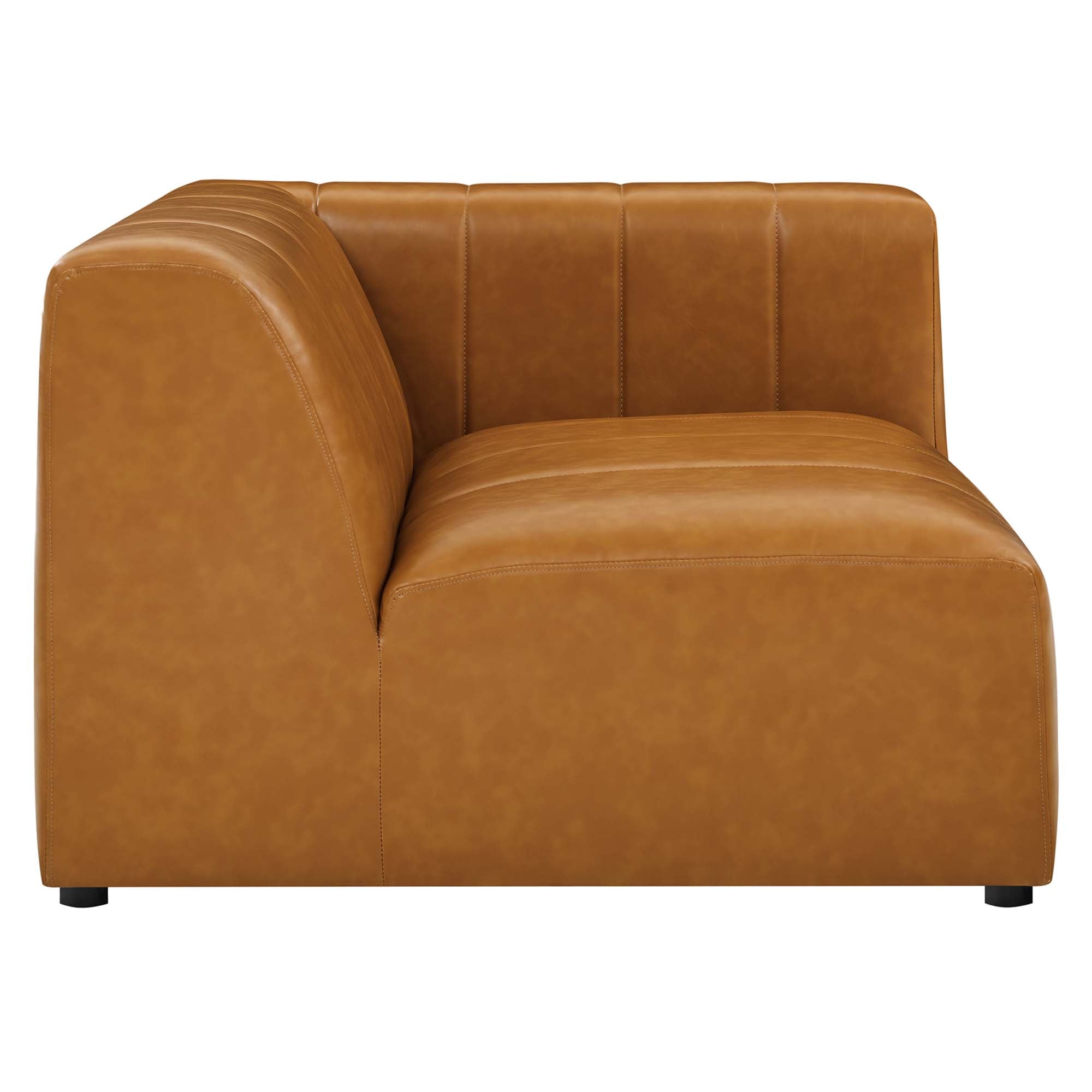 Bartlett 3-Piece Vegan Leather Sofa, Tan