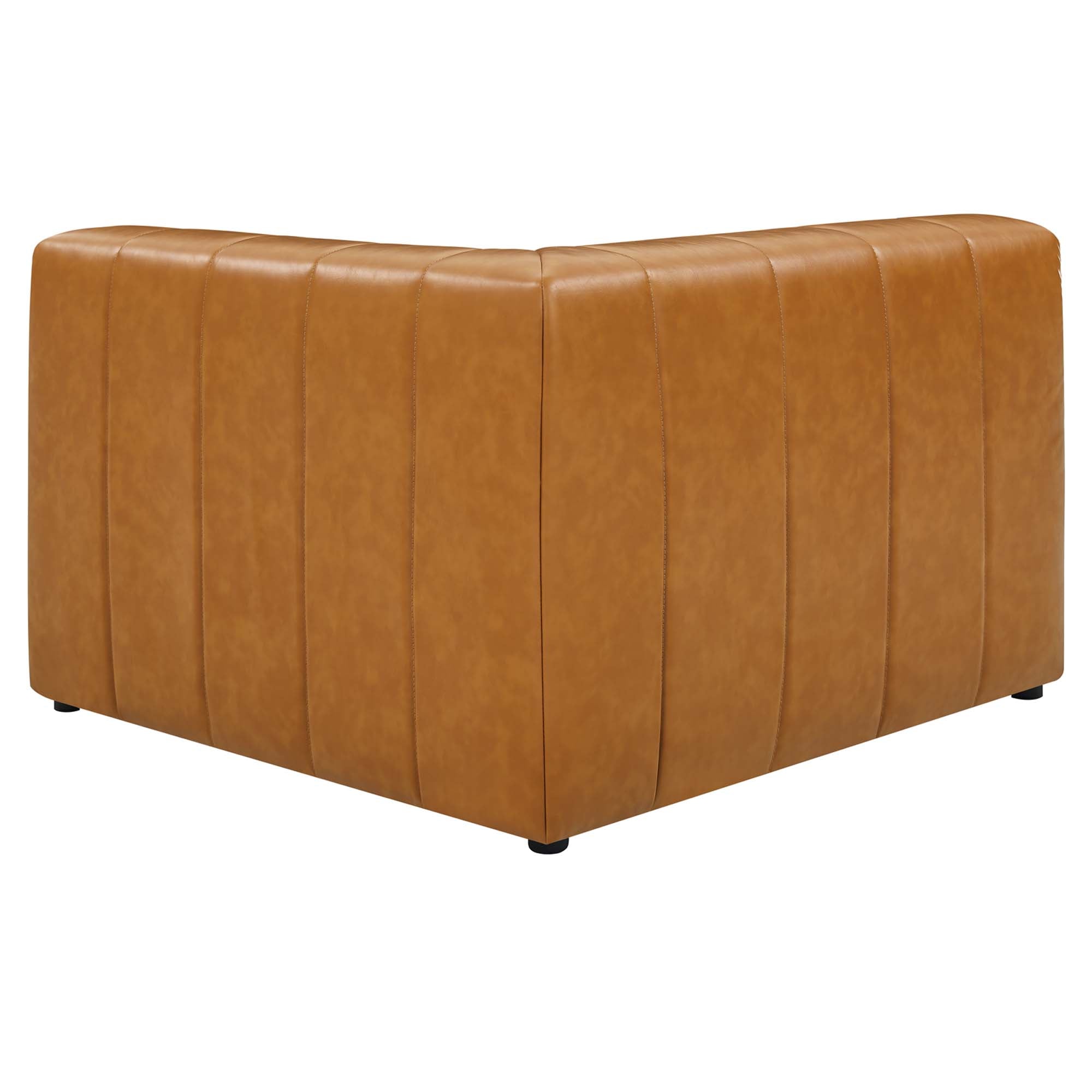 Bartlett 3-Piece Vegan Leather Sofa, Tan