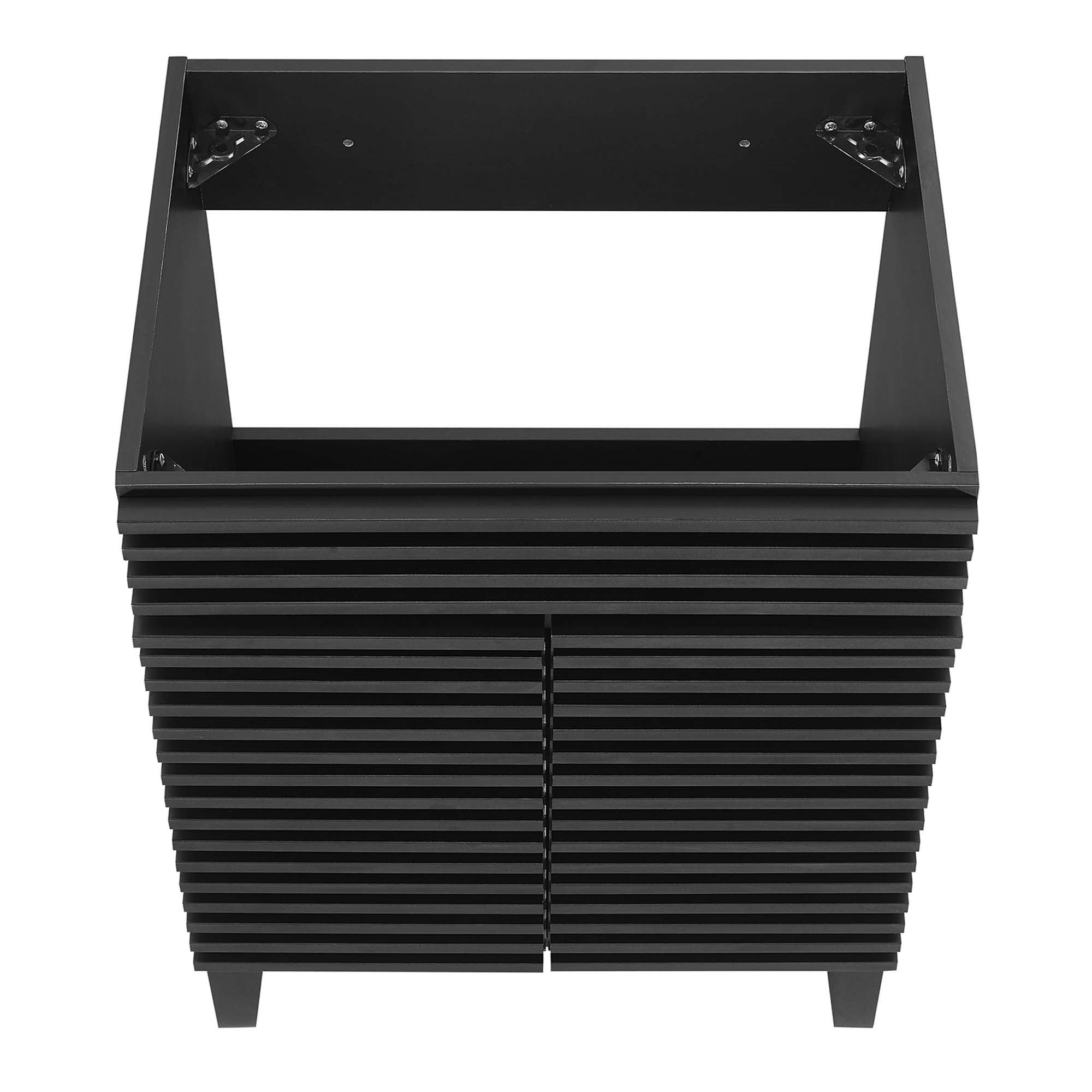 Render 24" Bathroom Vanity Cabinet (Sink Basin Not Included), Black