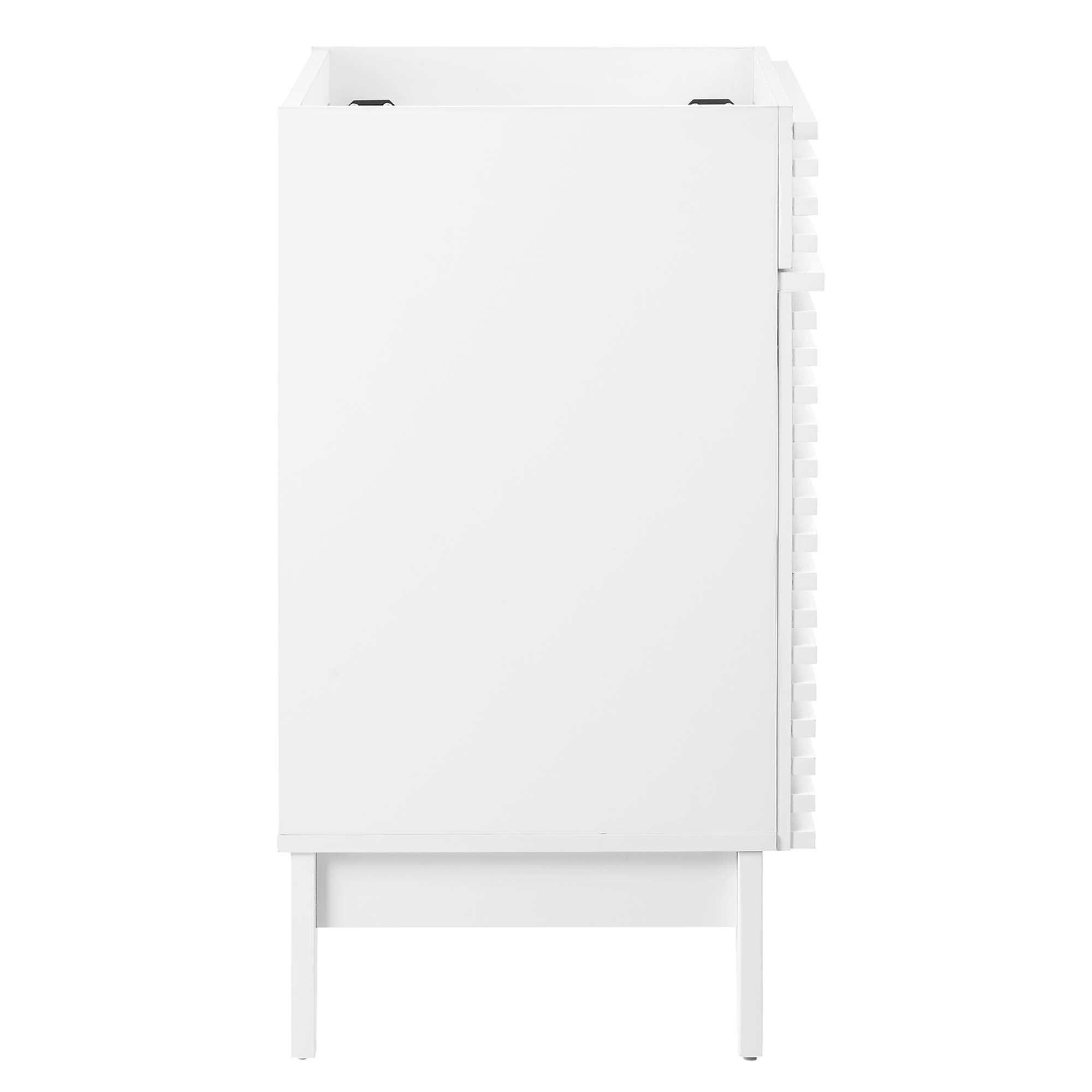 Render 24" Bathroom Vanity Cabinet (Sink Basin Not Included), White