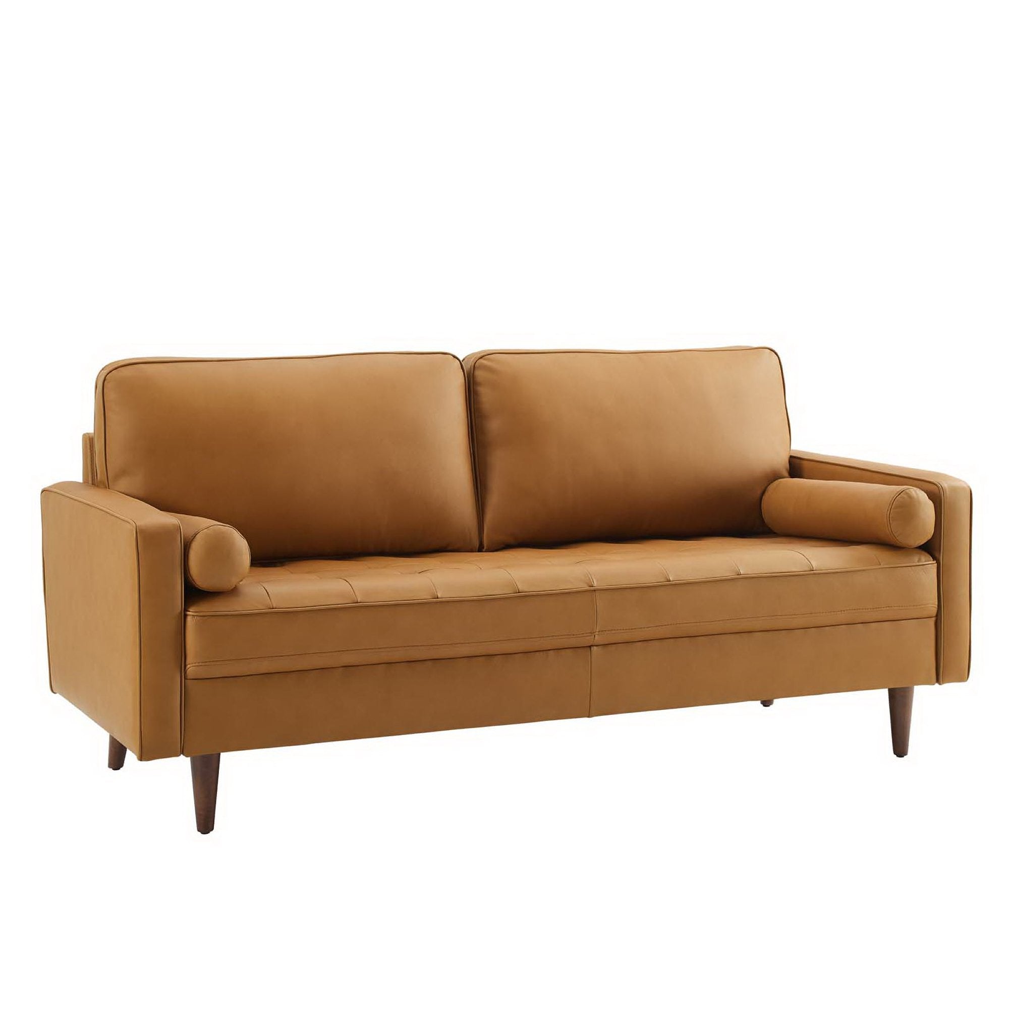 Valour Leather Sofa, Tan