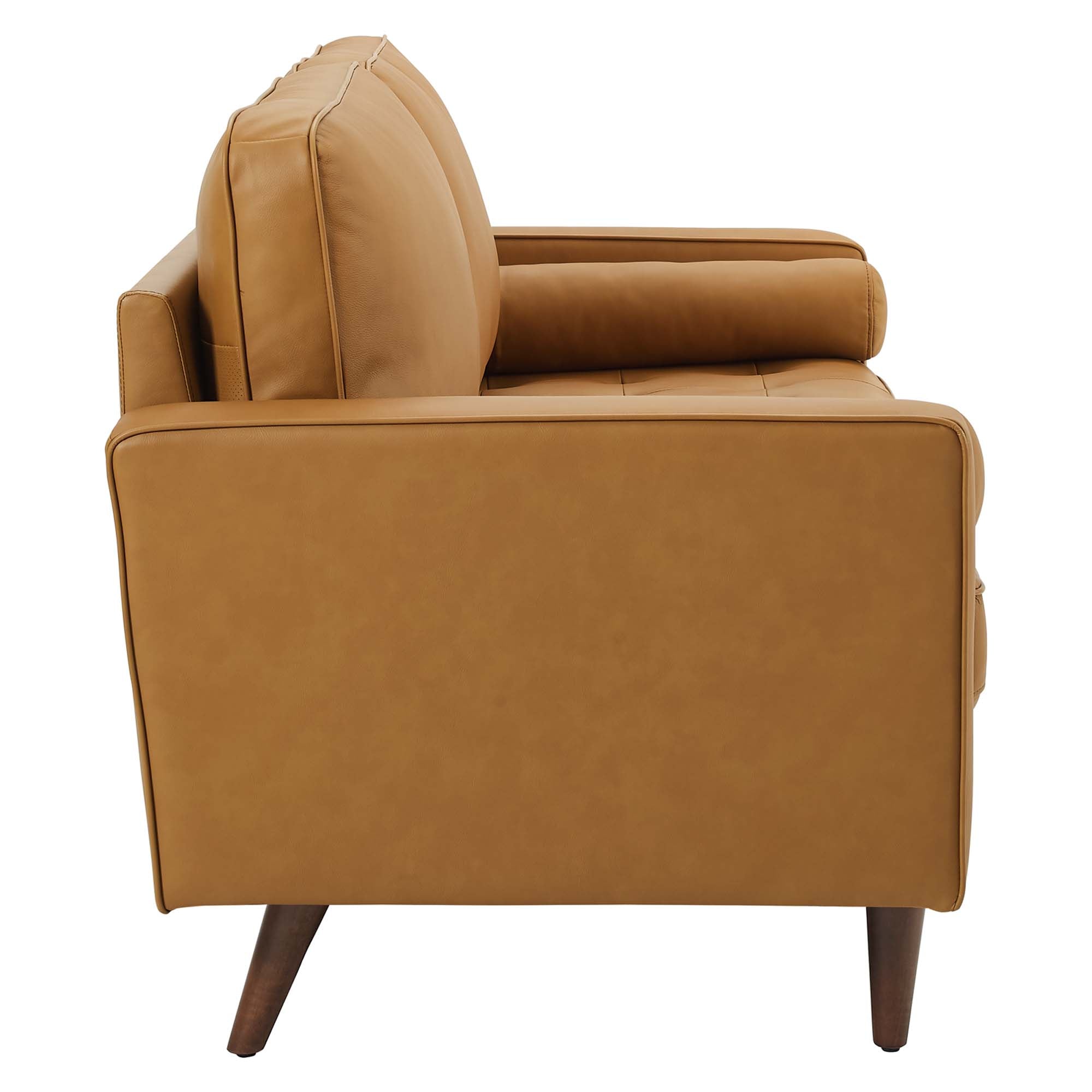 Valour Leather Sofa, Tan
