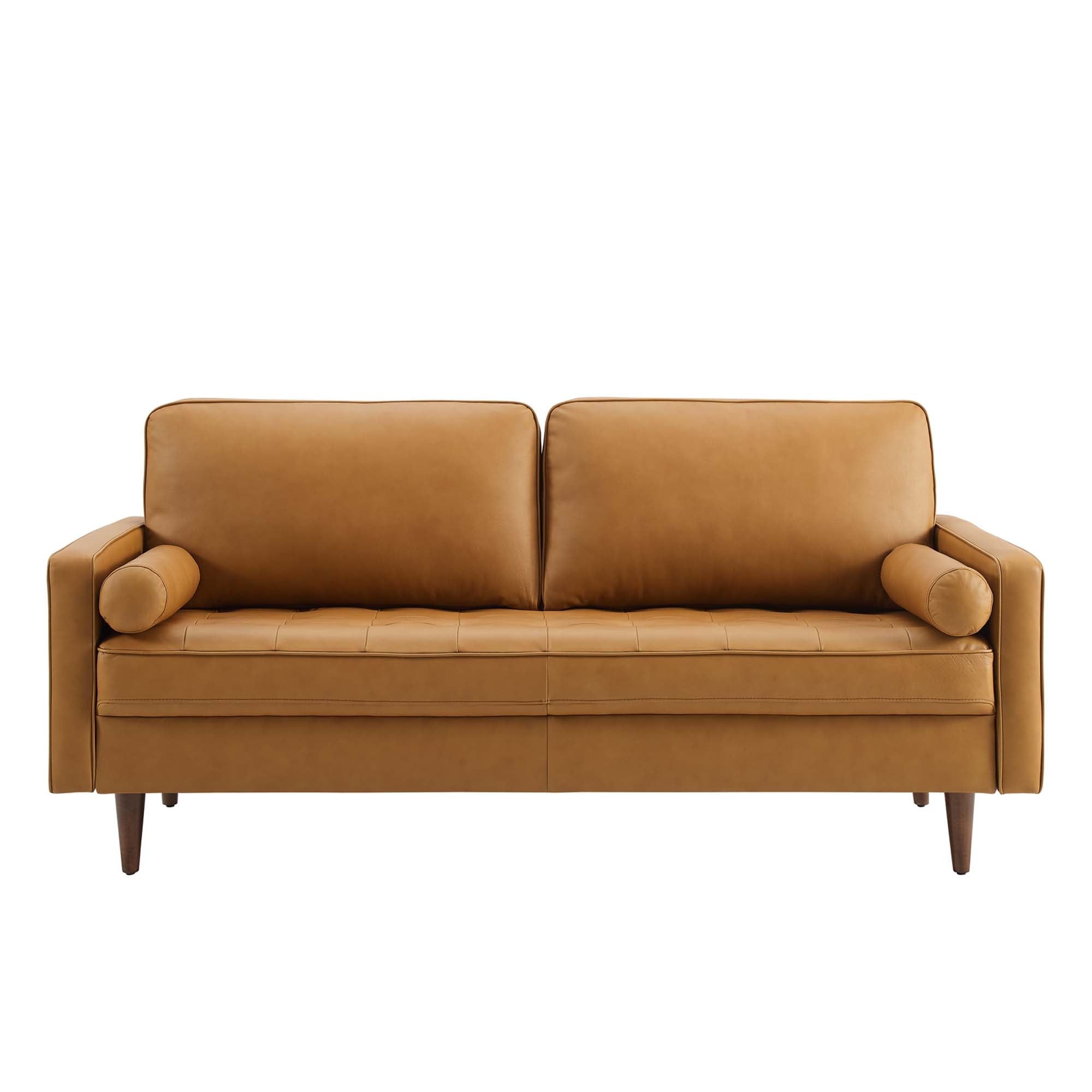 Valour Leather Sofa, Tan