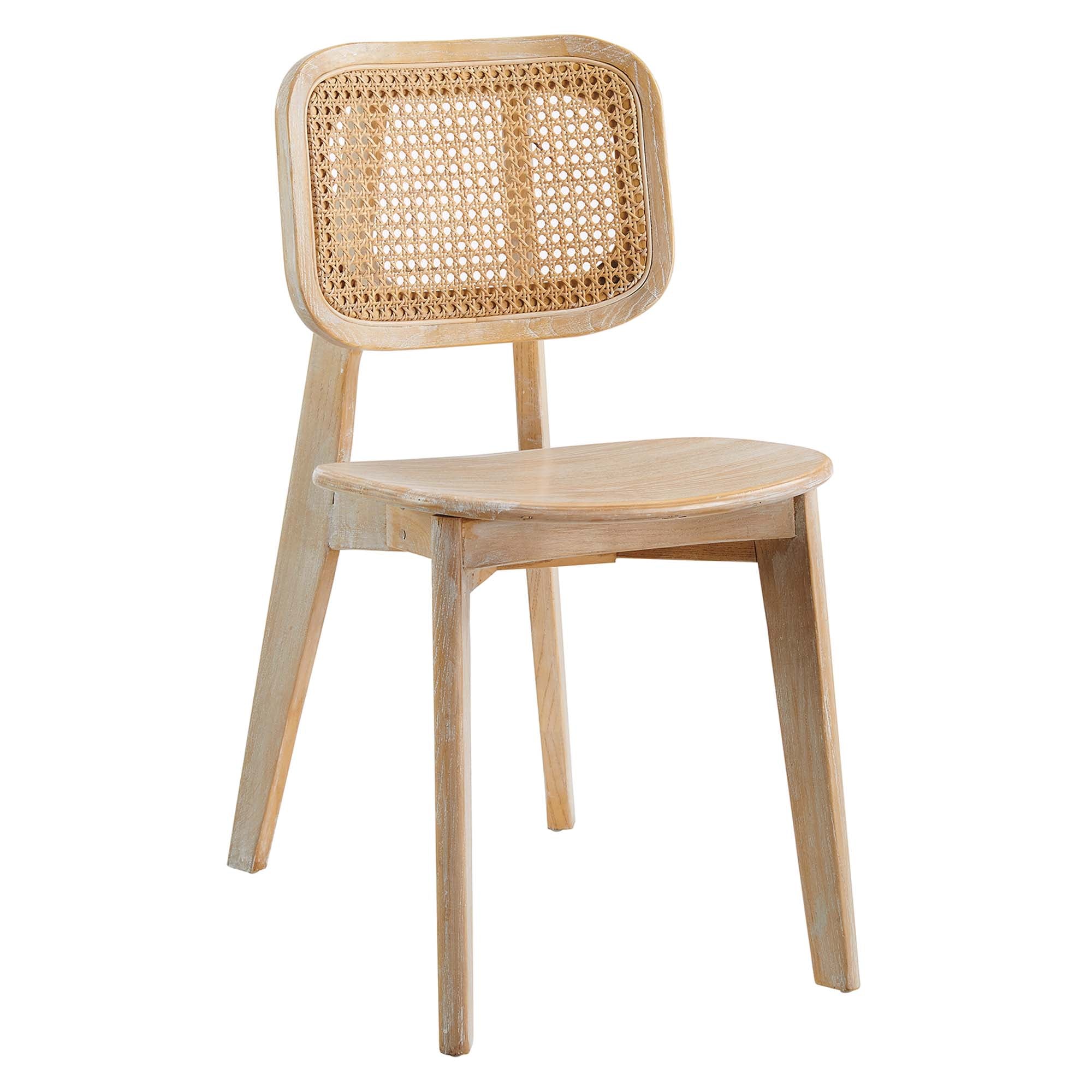 Habitat Wood Dining Side Chair, Gray
