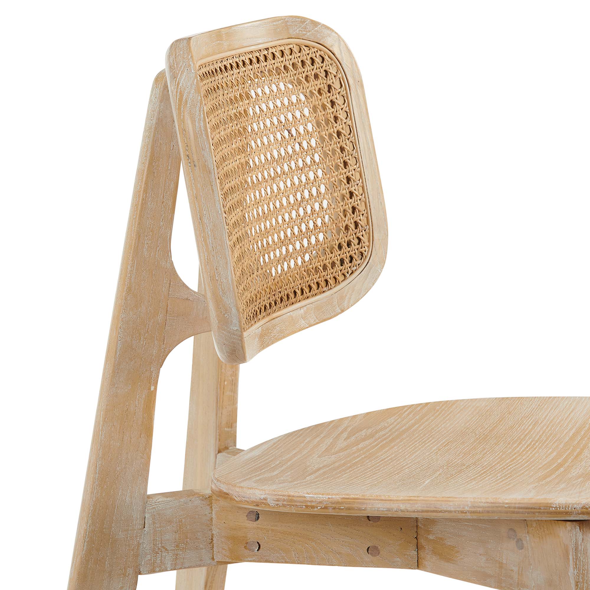 Habitat Wood Dining Side Chair, Gray