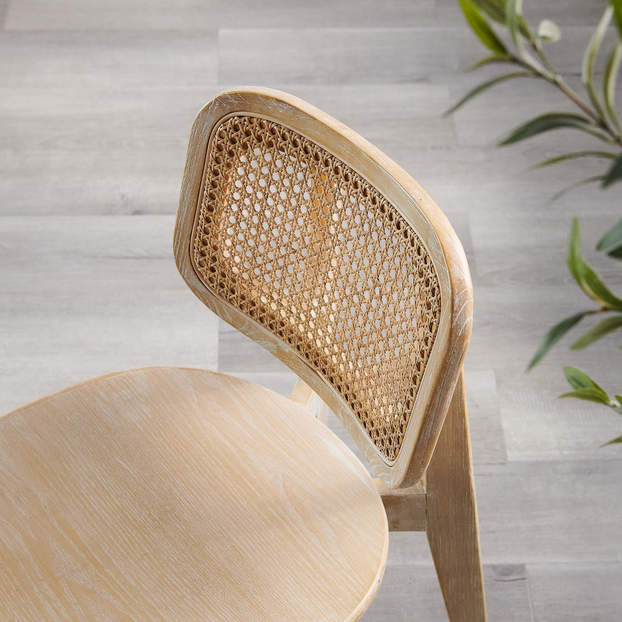 Habitat Wood Dining Side Chair, Gray