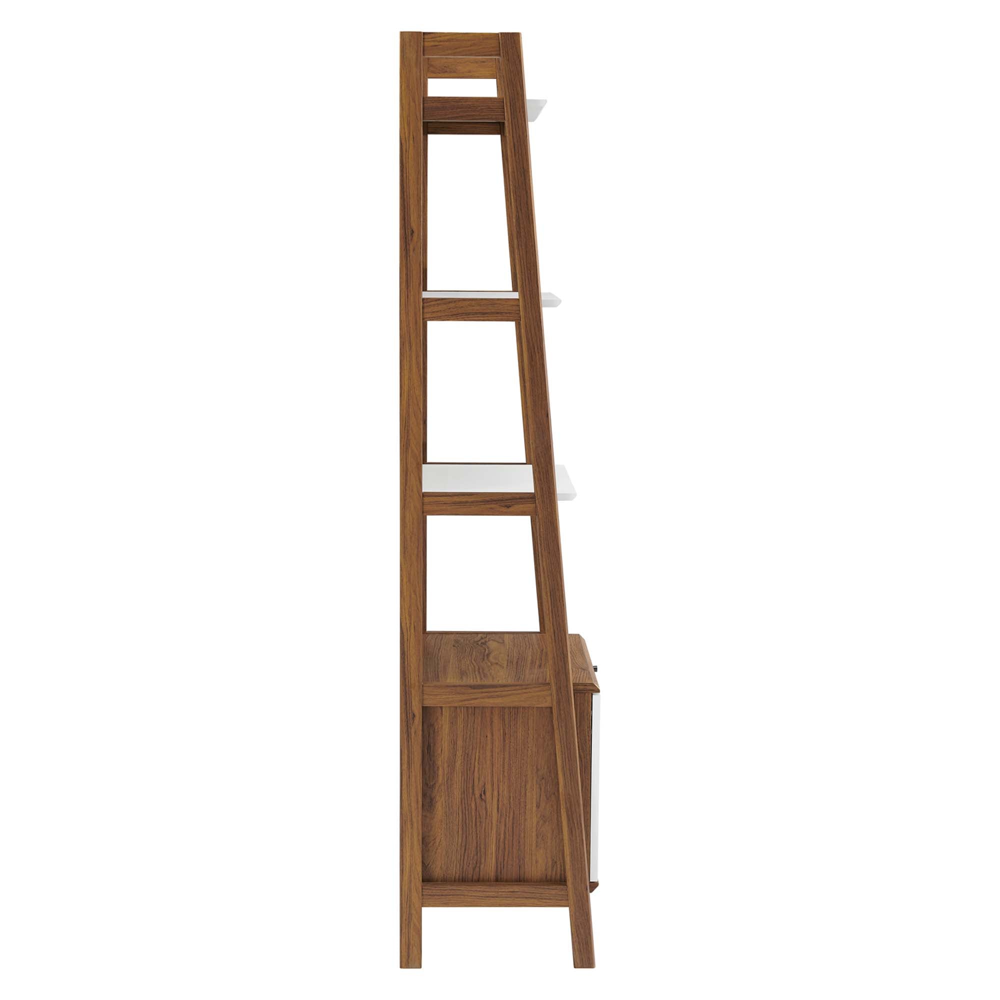 Bixby 21" Bookshelf, Walnut White