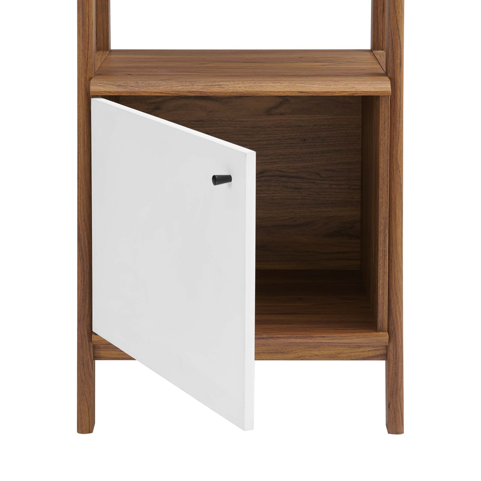 Bixby 21" Bookshelf, Walnut White
