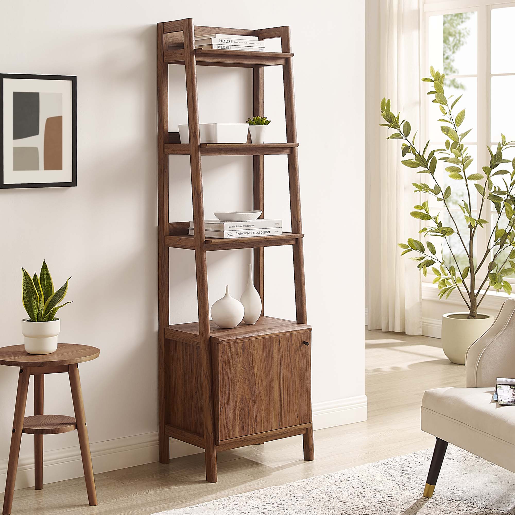 Bixby 21" Bookshelf, Walnut