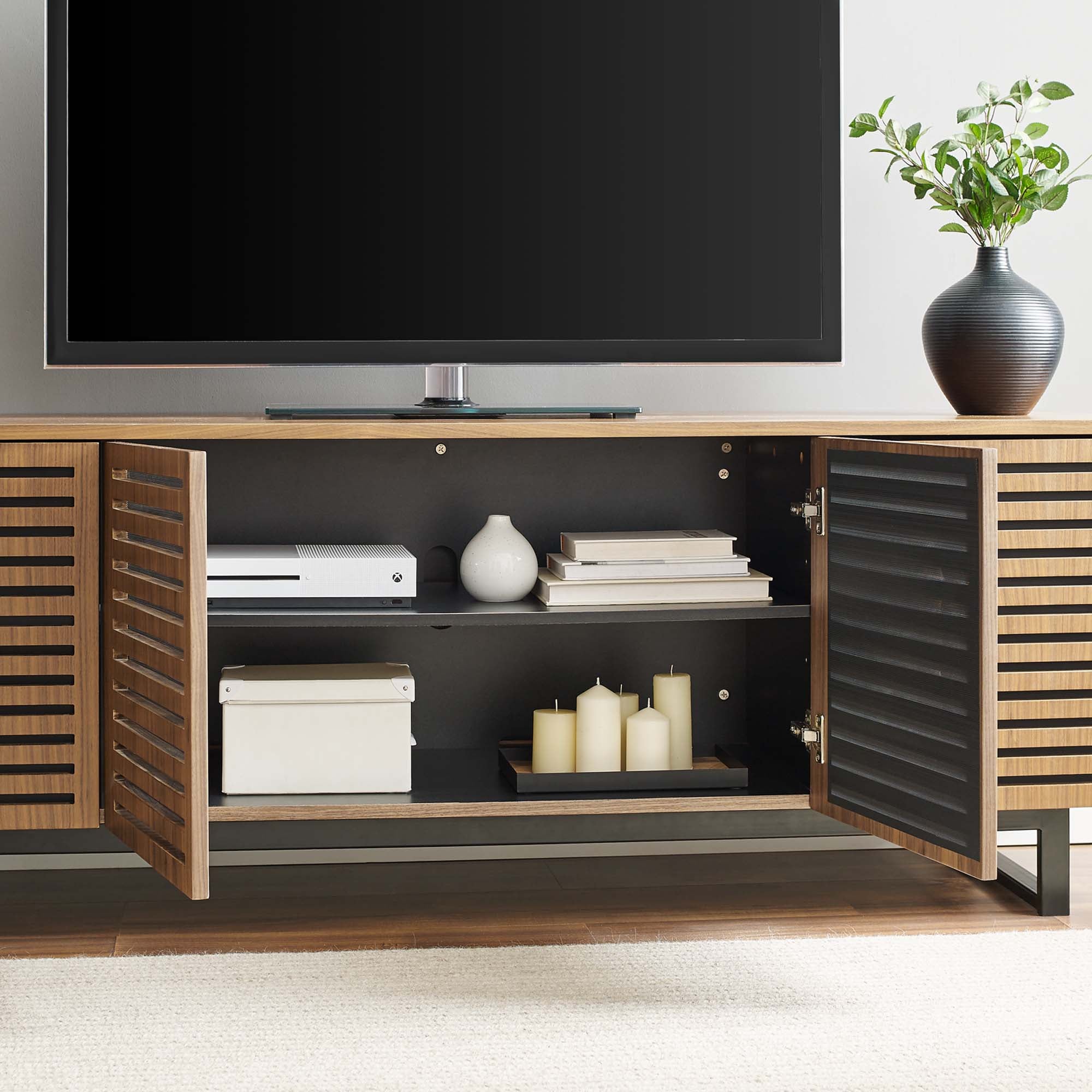 Parker 73" TV Stand, Walnut