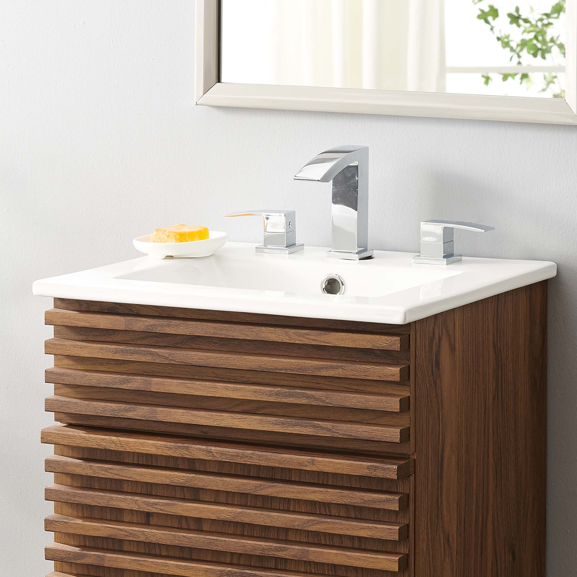 Cayman 18" Bathroom Sink, White