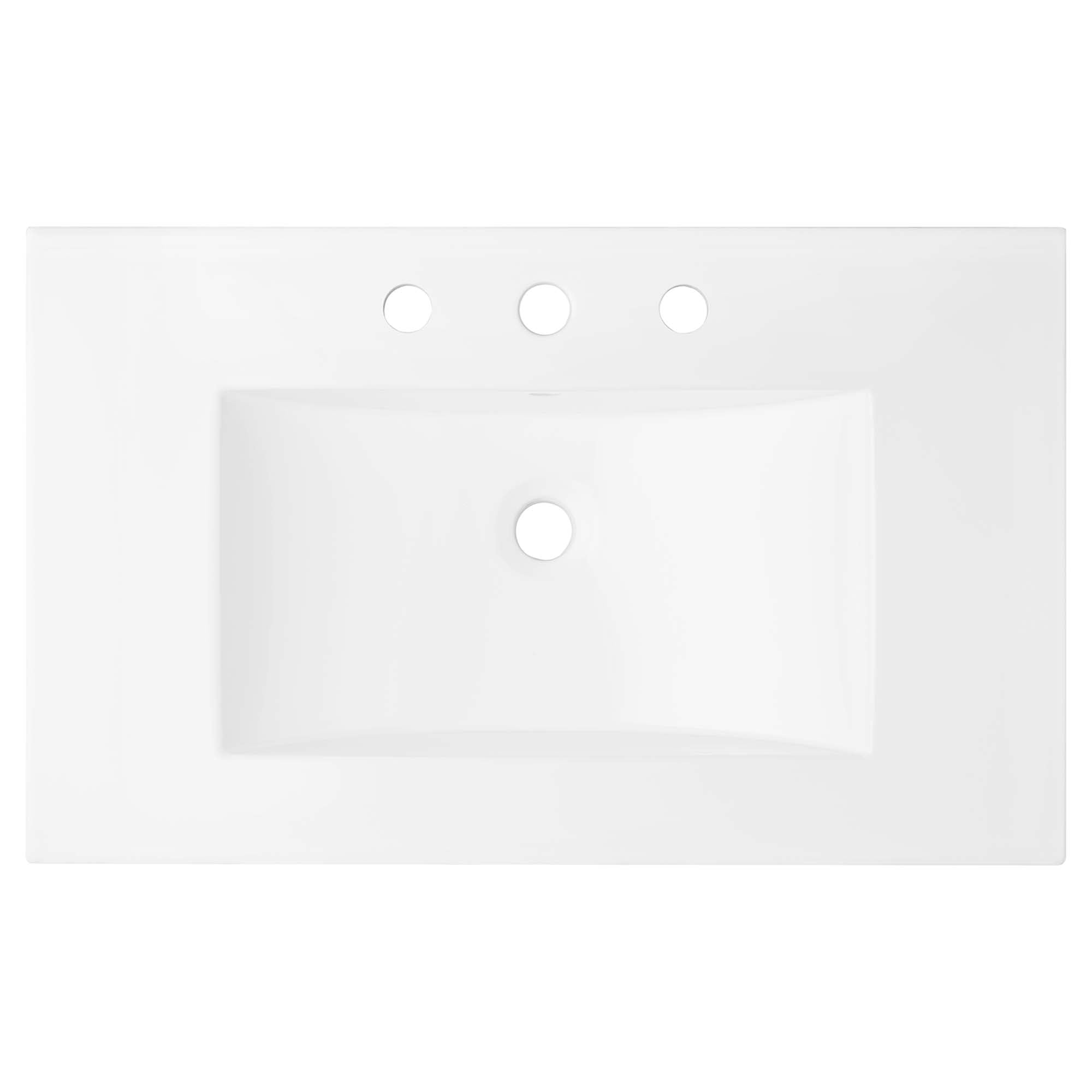 Cayman 30" Bathroom Sink, White
