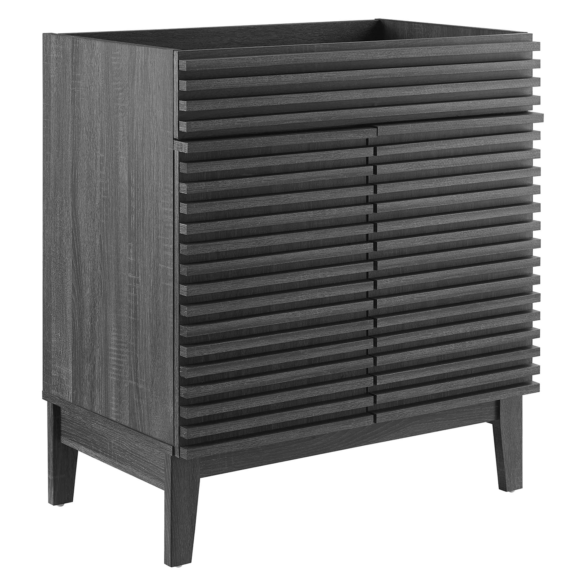 Render 30" Bathroom Vanity Cabinet (Sink Basin Not Included), Charcoal