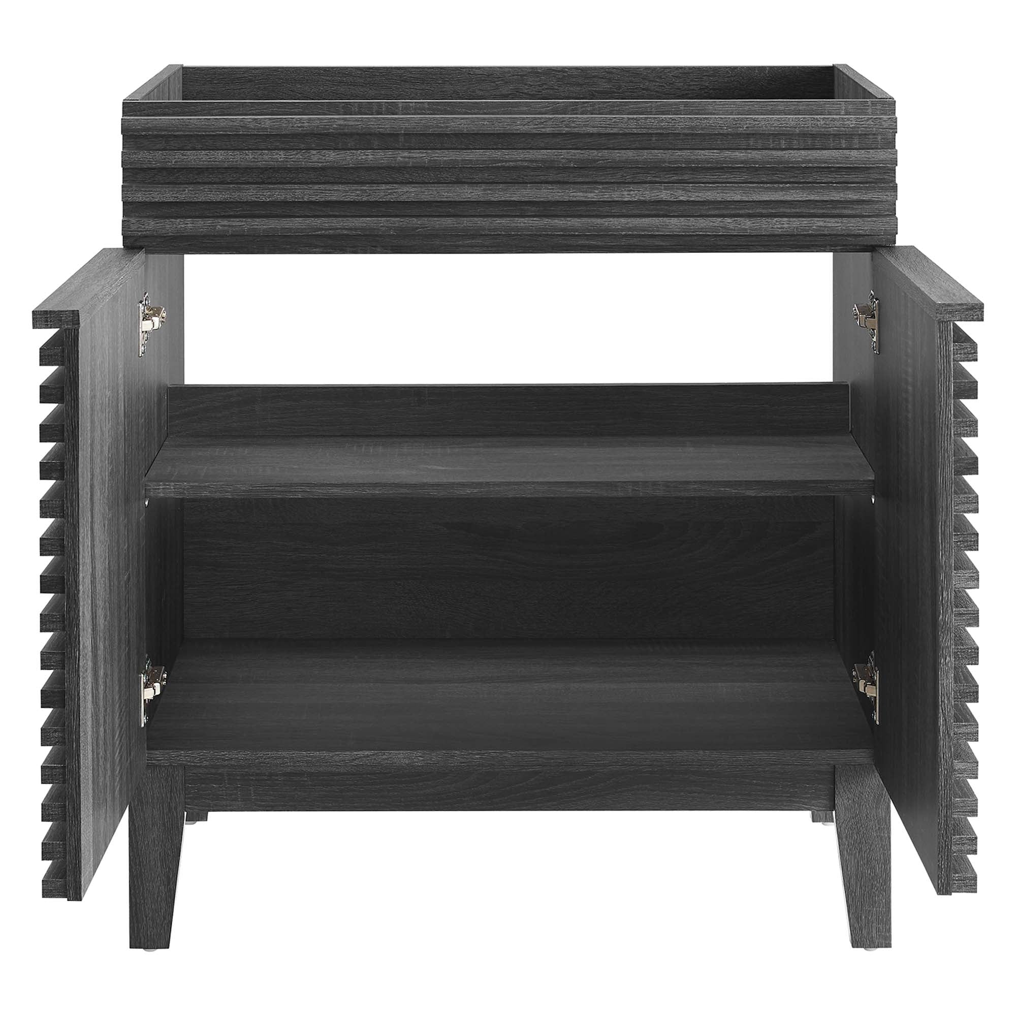 Render 30" Bathroom Vanity Cabinet (Sink Basin Not Included), Charcoal