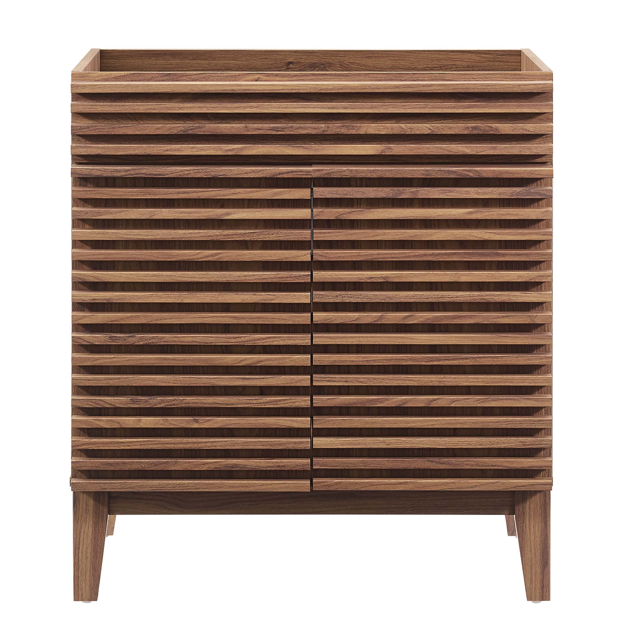 Render 30" Bathroom Vanity Cabinet (Sink Basin Not Included), Walnut