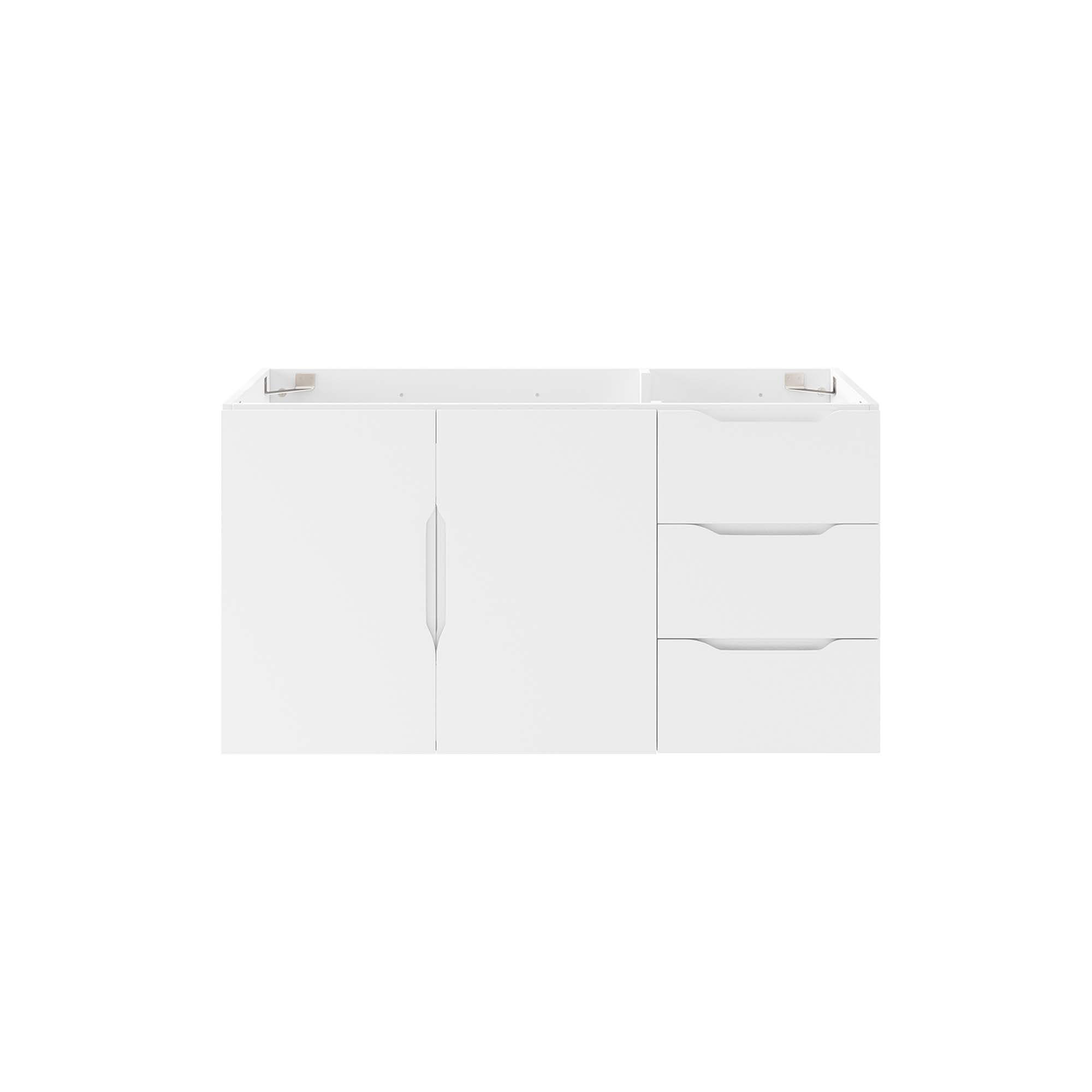 Vitality 36" Bathroom Vanity Cabinet (Sink Basin Not Included), White