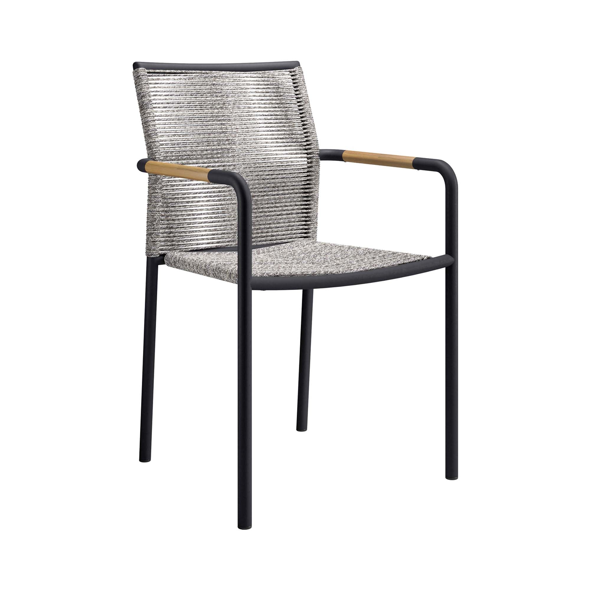 Serenity Outdoor Patio Armchairs Set of 2, Light Gray
