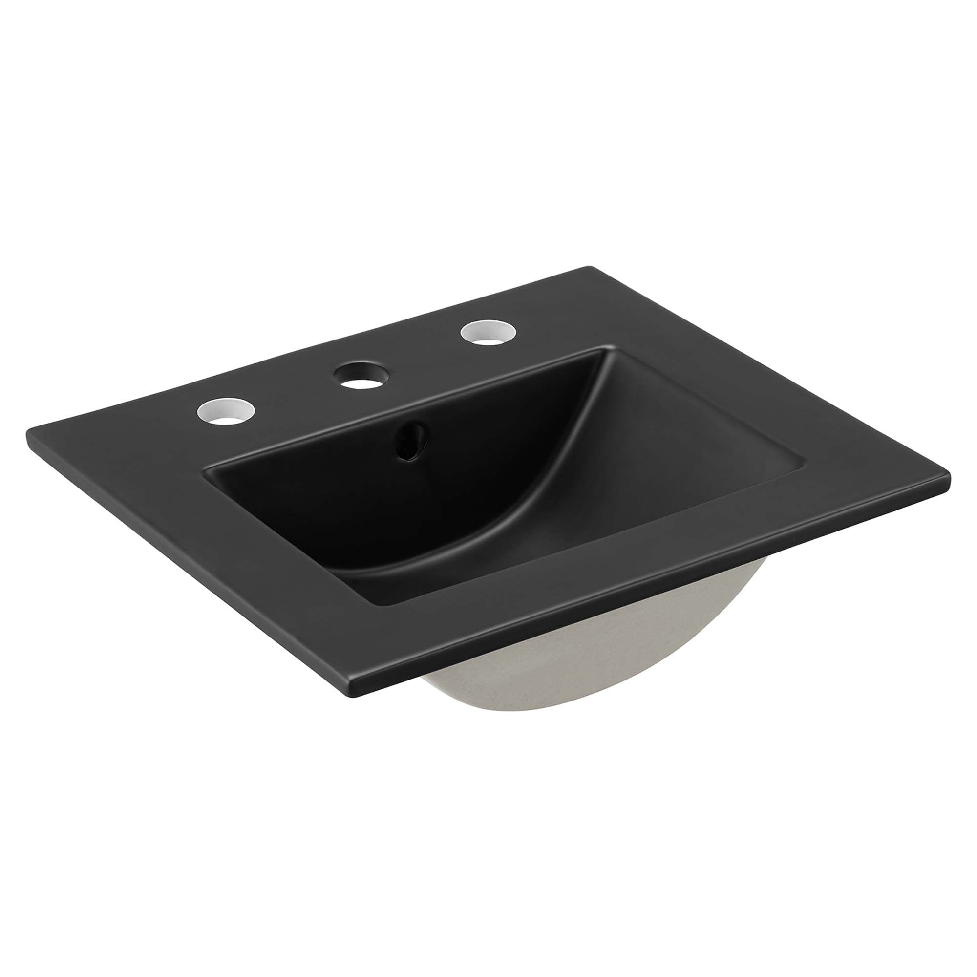 Cayman 18" Bathroom Sink, Black