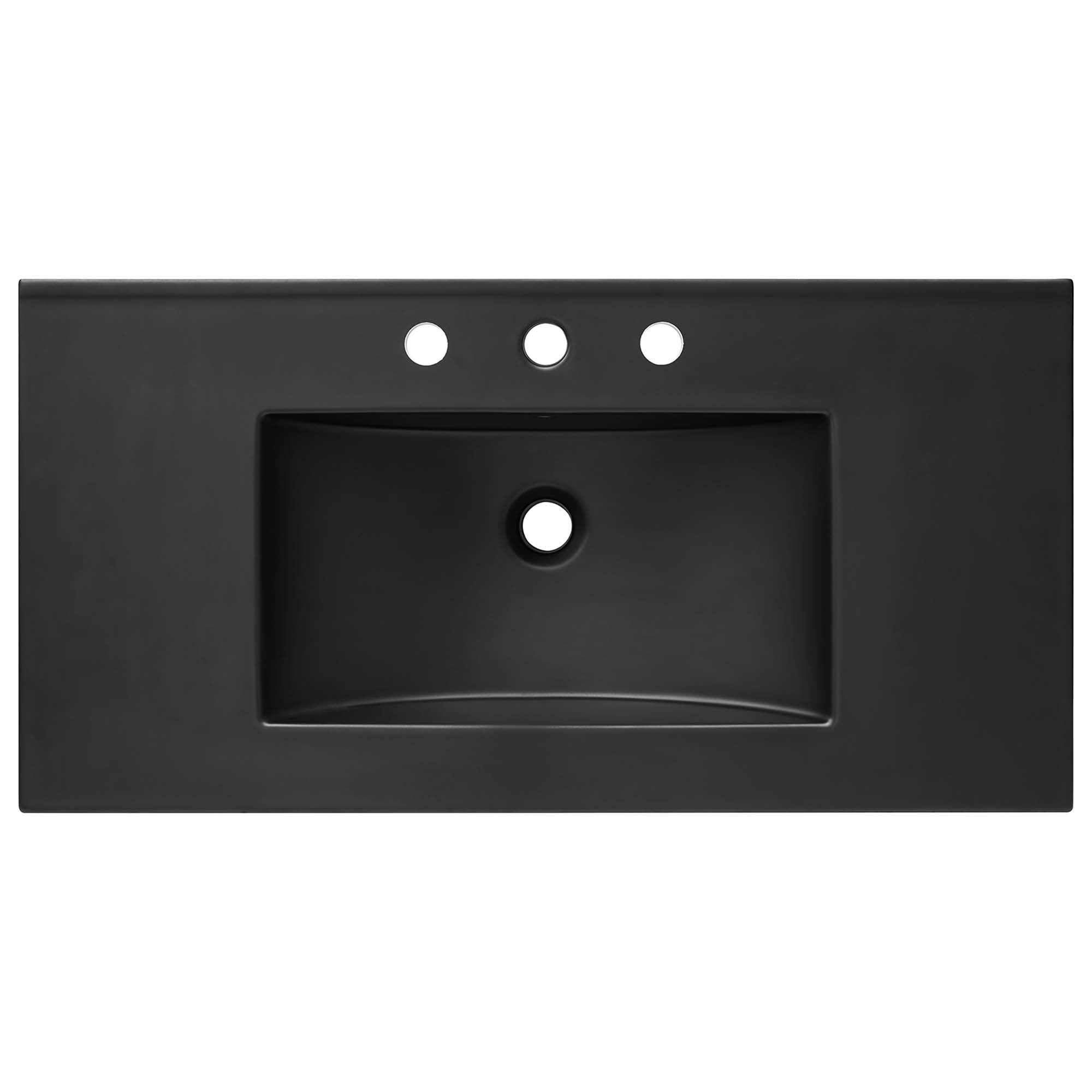 Cayman 36" Bathroom Sink, Black