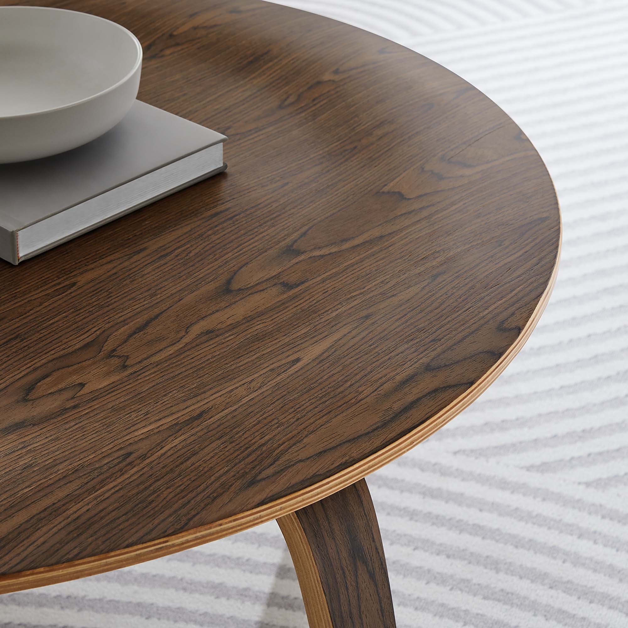 Fathom Wood Coffee Table, Walnut