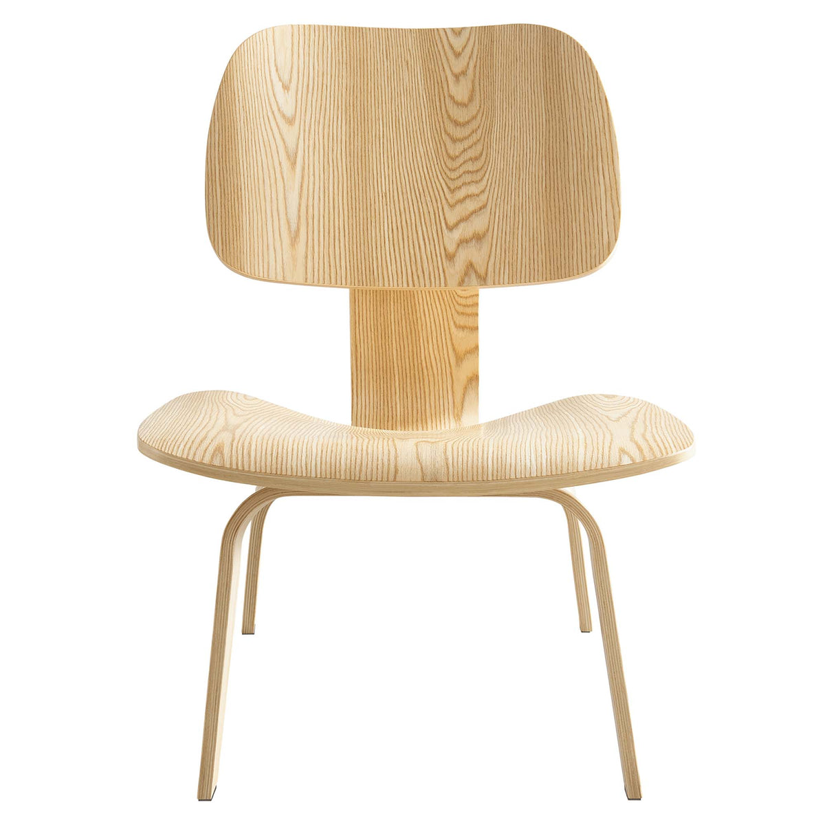 Fathom Wood Lounge Chair, Natural