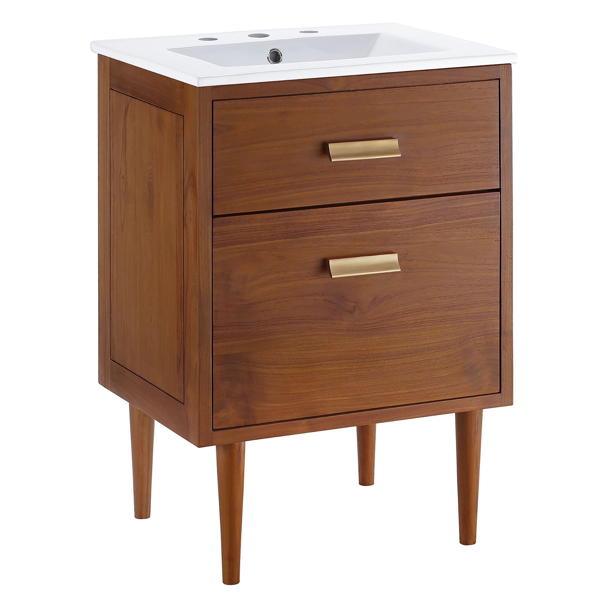 Cassia 24" Bathroom Vanity, Natural White